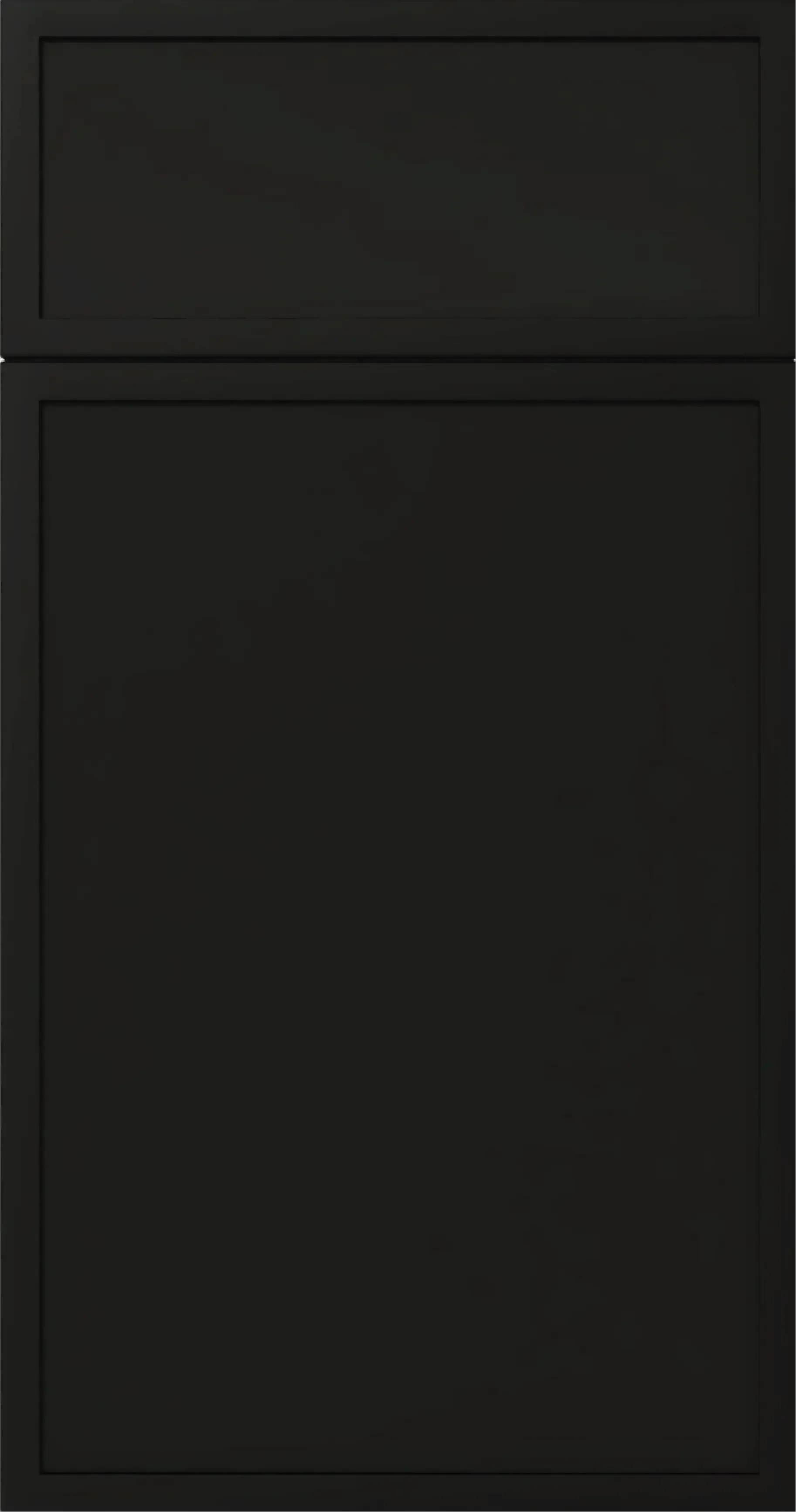 Slim black shaker Houston cabinet