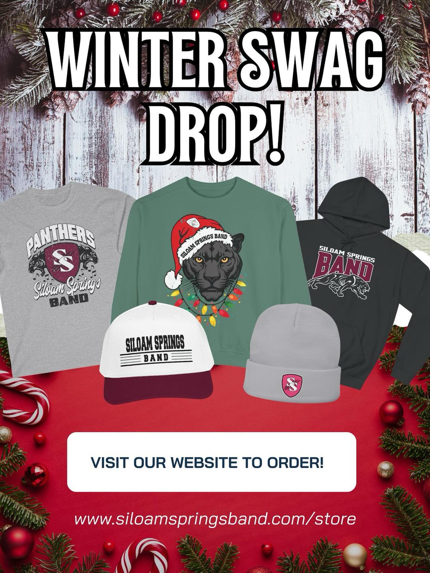 Our winter lineup of band merch has arrived, just in time for the holiday season! Visit the link in our bio to order yours today! 🎄