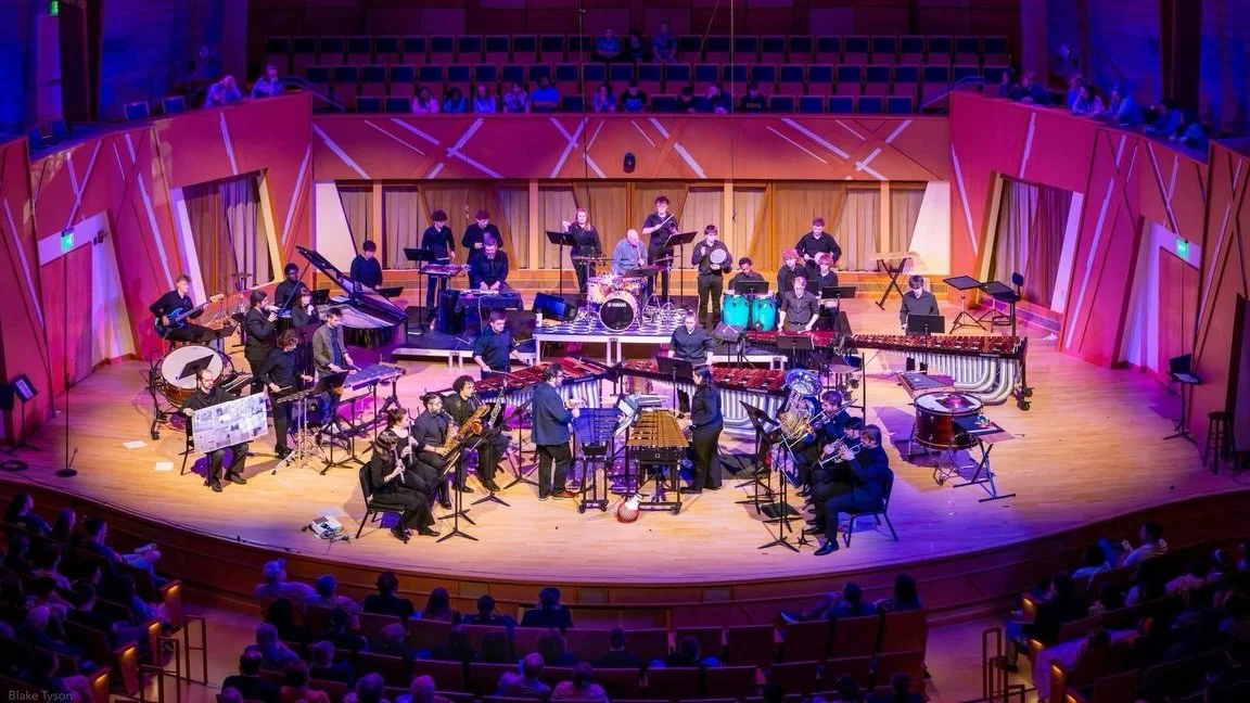 Last weekend was the end of our percussion ensemble season at the UCA Percussion Festival. Performances by 9 schools, clinics about drumset, solo literature, and composition. Then&hellip; getting the unforgettable opportunity to watch the GRAMMY awar