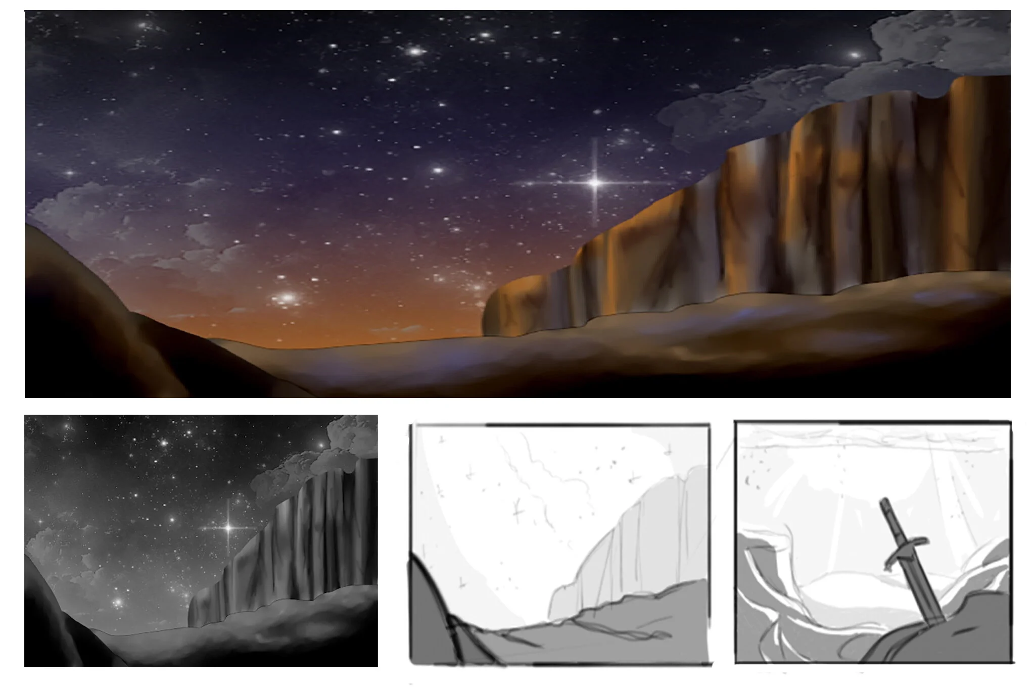 Development of Mountain range