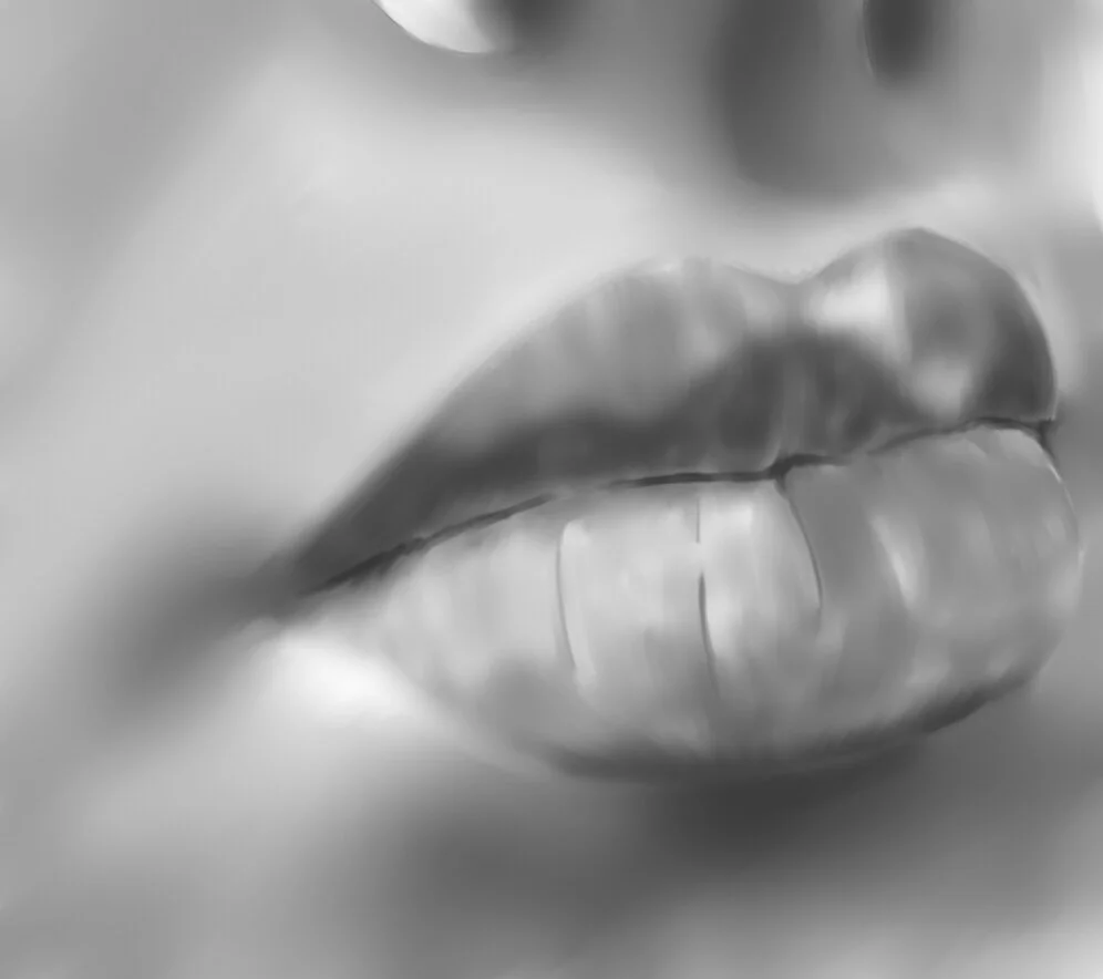 Lip Study-Digital