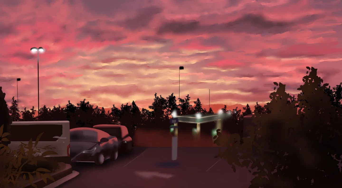 Sunset Parking Lot
