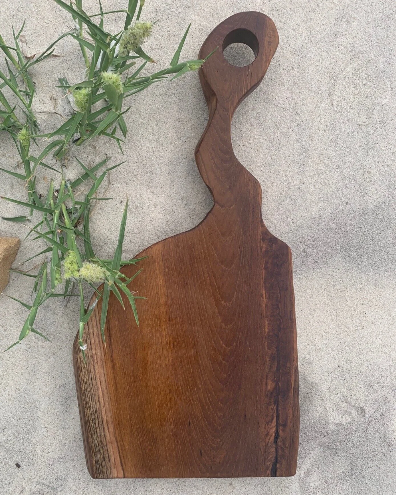 TEAK WOOD CUTTING BOARD - ONE OF A KIND SOLD!