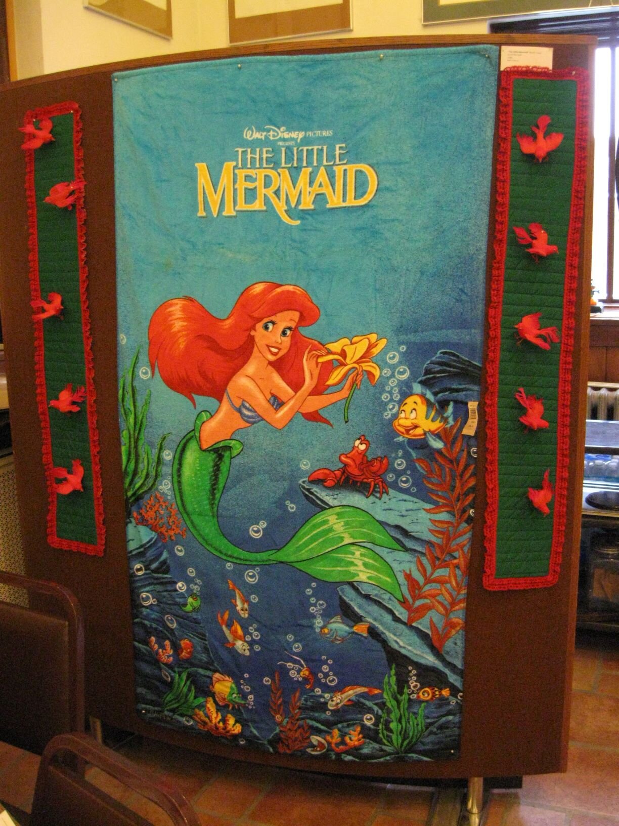 Disney’s Little Mermaid beach towel, design by Bill Morrison