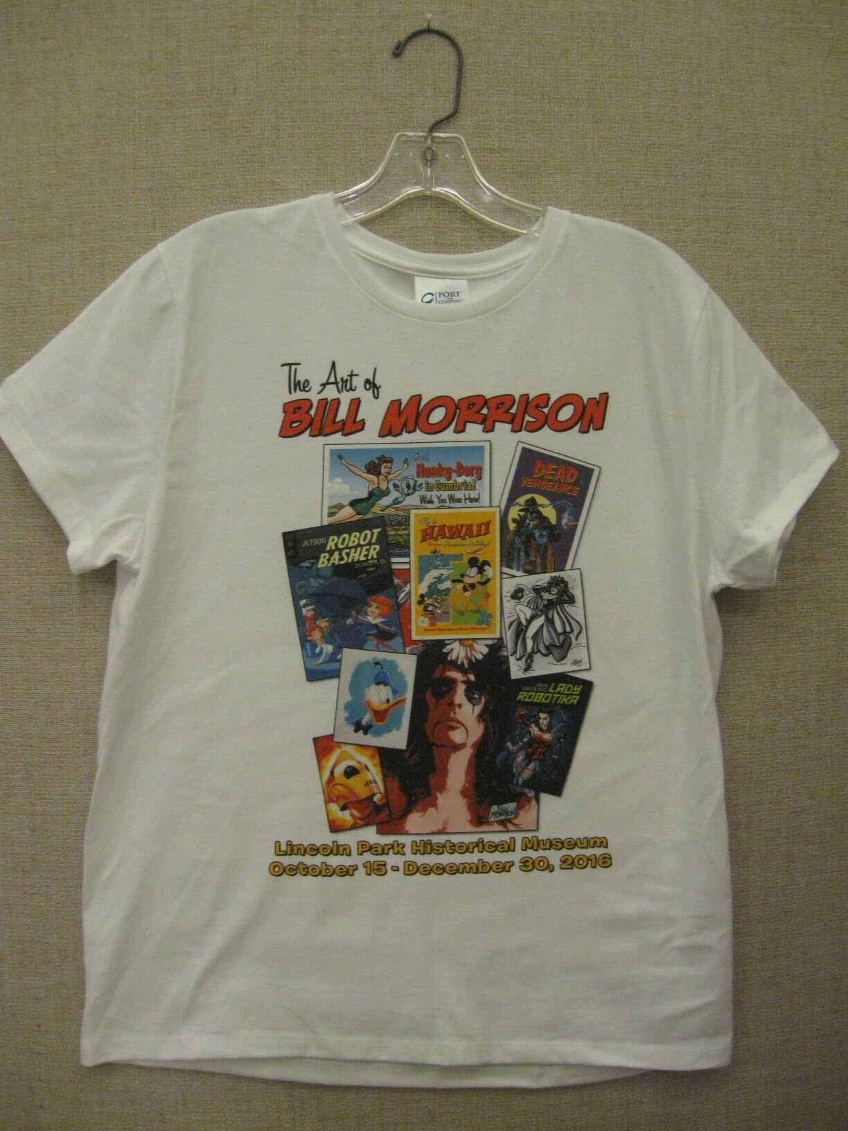 Exhibit T-Shirt designed by Bill Morrison