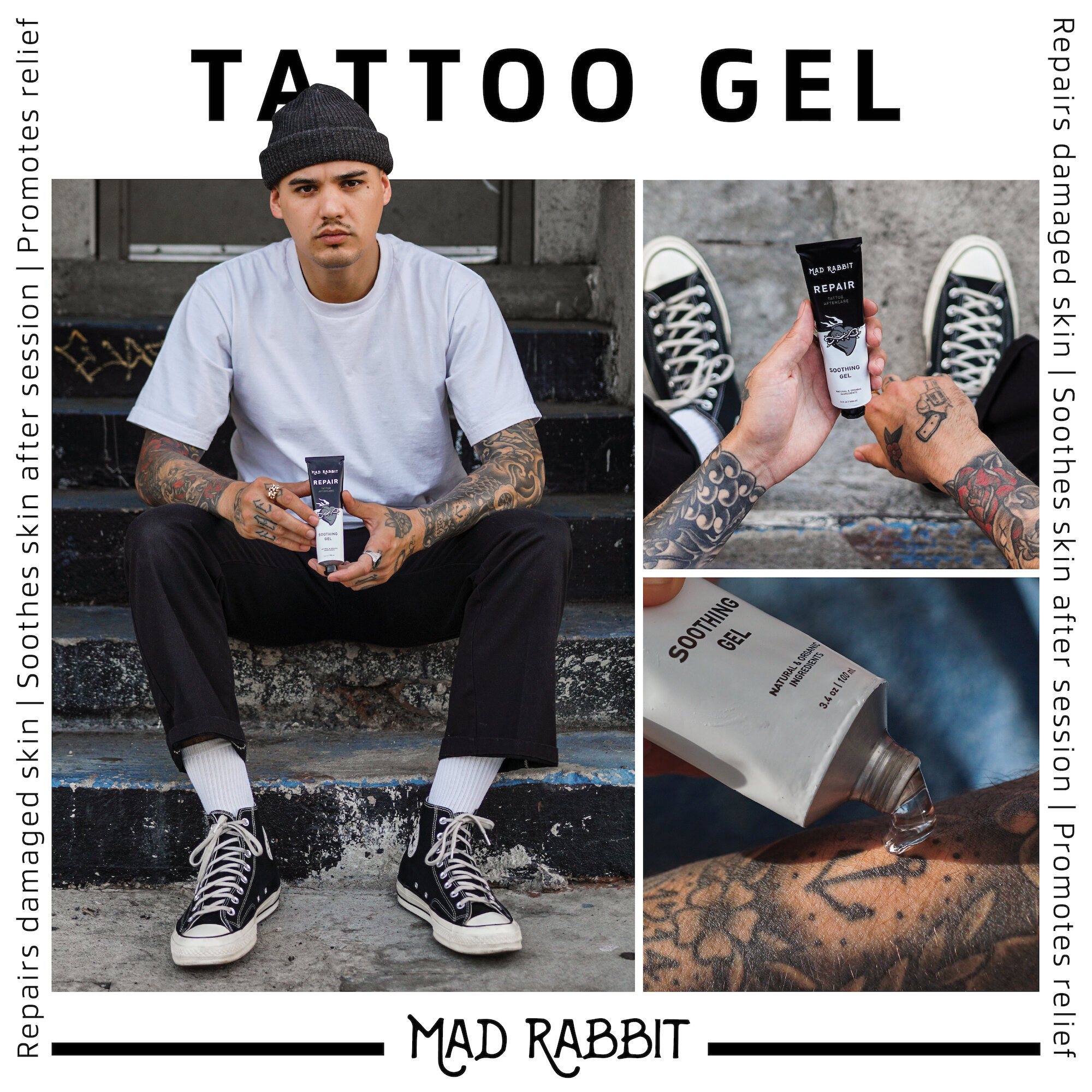 Mad Rabbit Tattoo Soothing GEL  Tattoo Skin Care