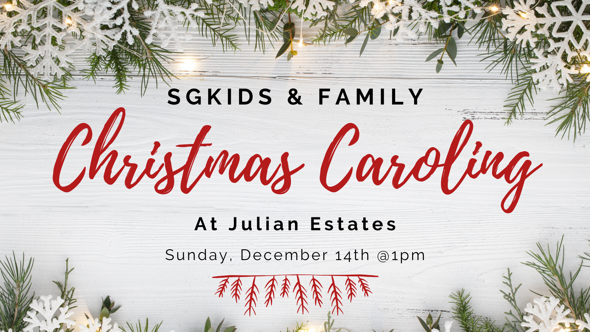 Christmas Caroling | Julian Estates