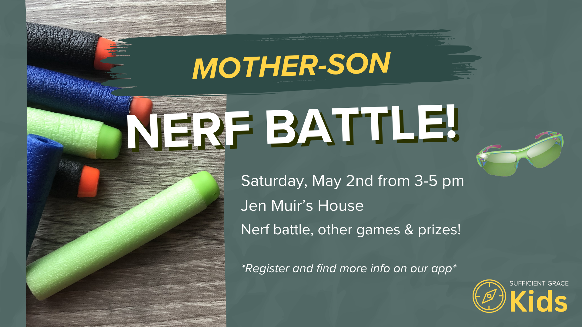 Mother-Son Nerf Battle