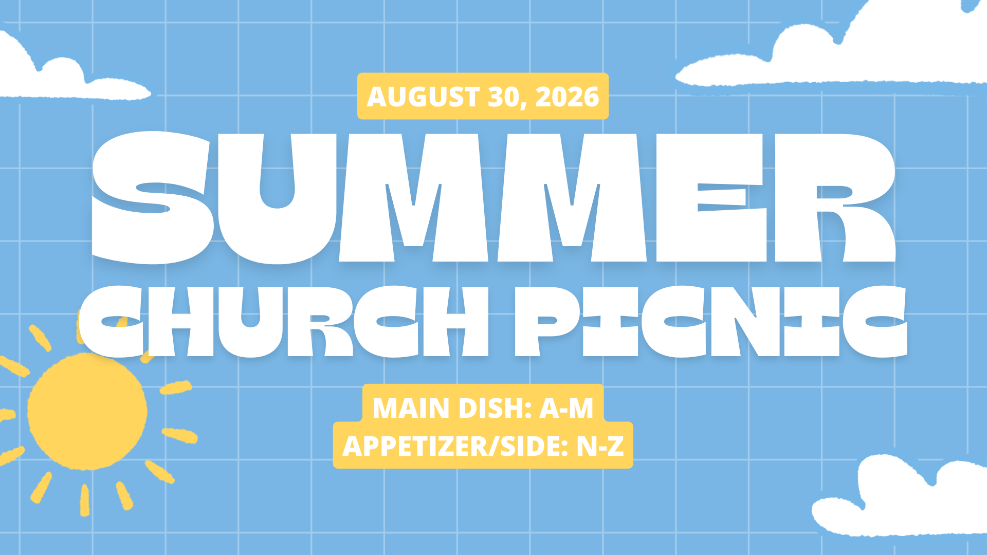 Food & Fellowship | Summer Picnic