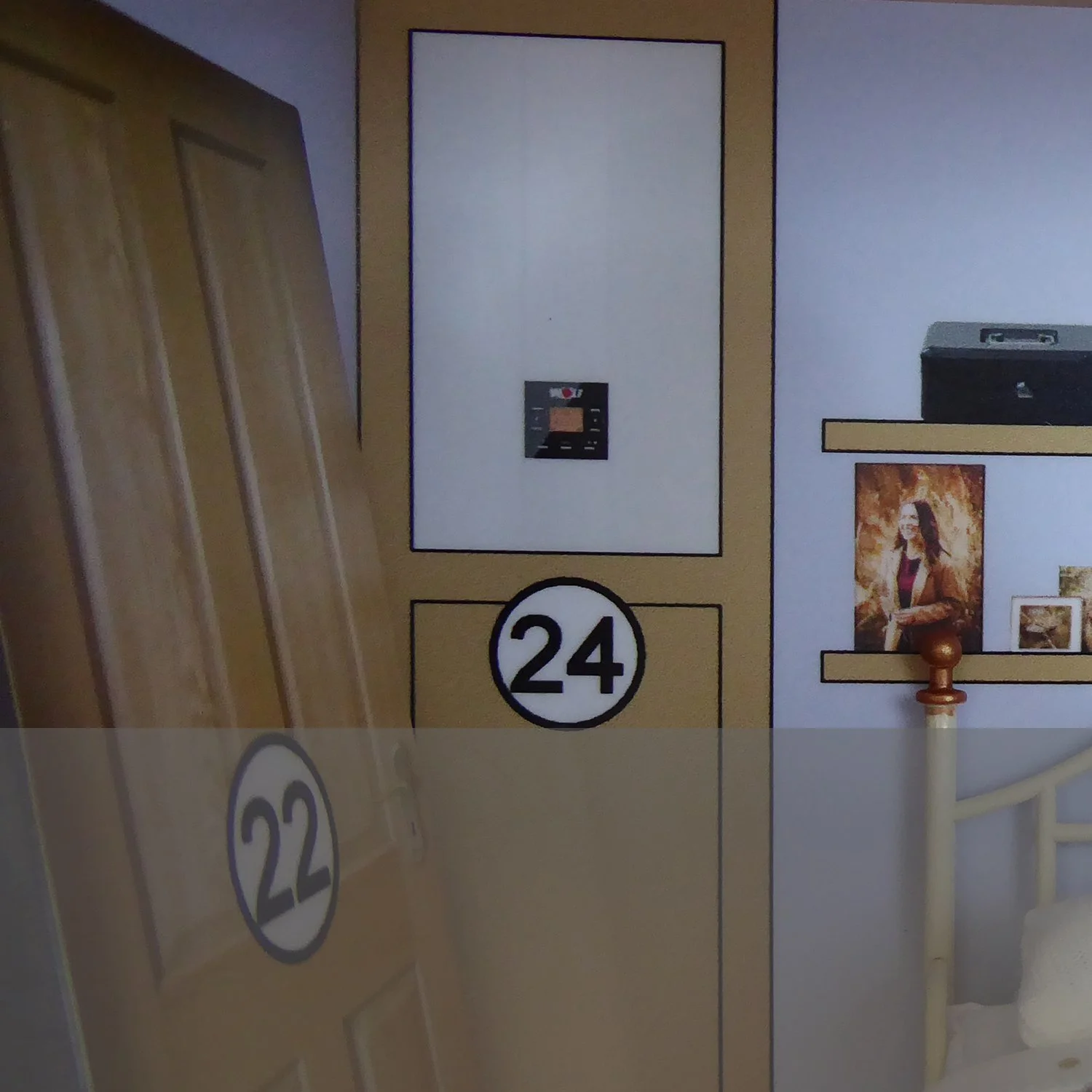 24. Boiler located upstairs