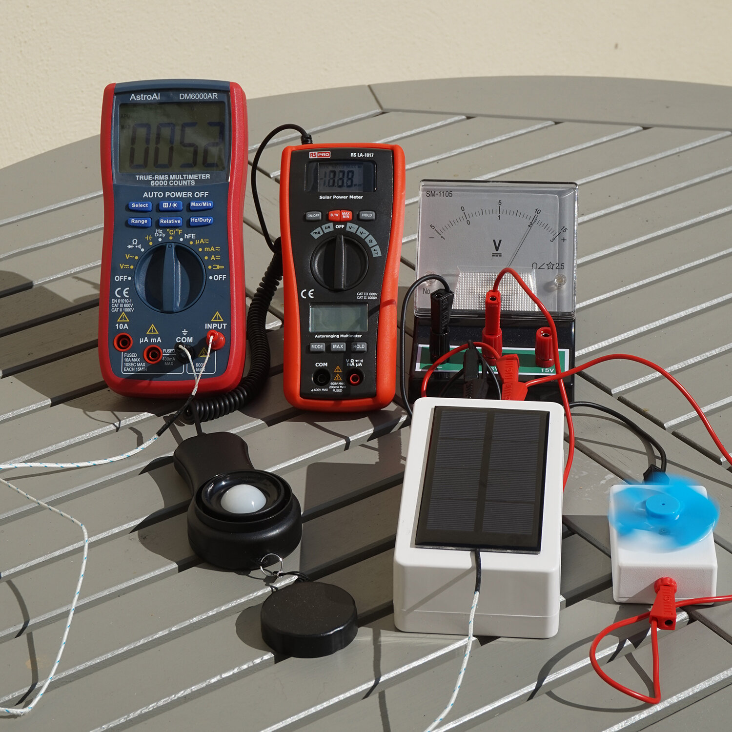 Testing the EcoStyle photovoltaic module outdoors
