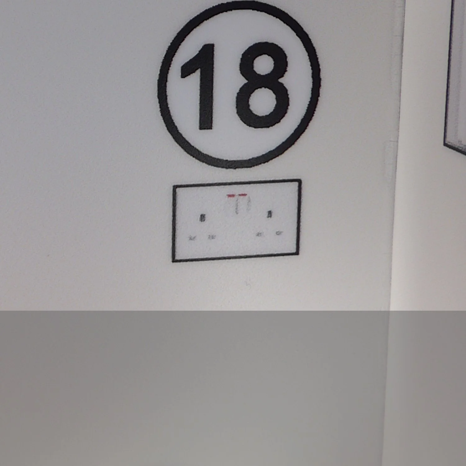 18. Raised electrical sockets