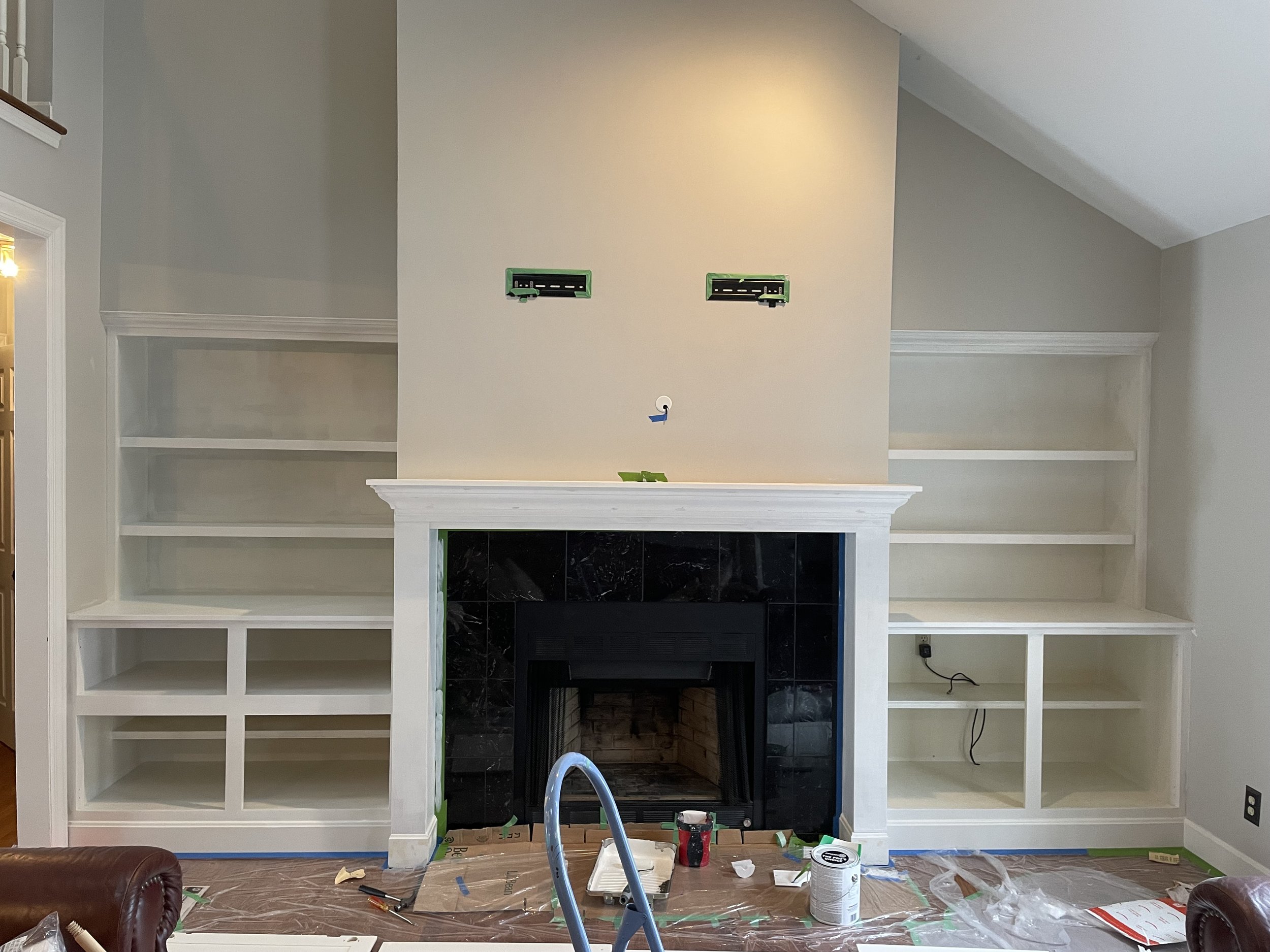 before paint and doors