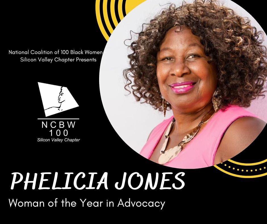 We are so excited to announce the 2023 NCBW-SVC's Woman of the Year in Advocacy is Phelicia Jones. We will be honoring her at our annual Jazz Brunch on April 30th from 11:00 - 3:00 pm at the San Jose Double Tree. Tickets available at https://www.even