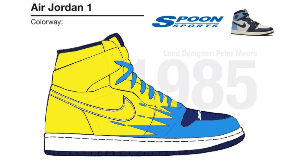 Spoon Sports Air Jordan 1 Original Design
