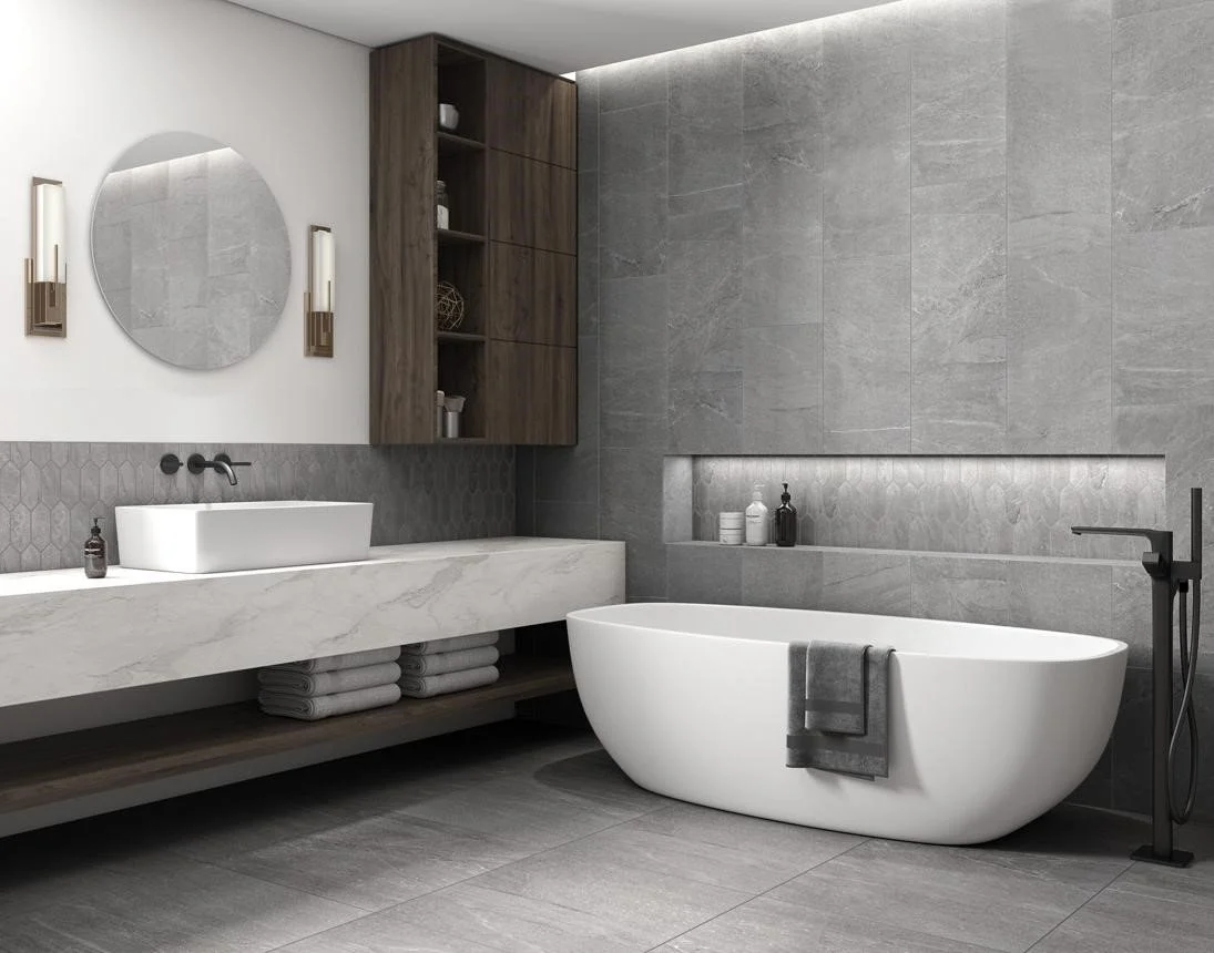 bathroom with bath tub, Spa-Like Bathroom