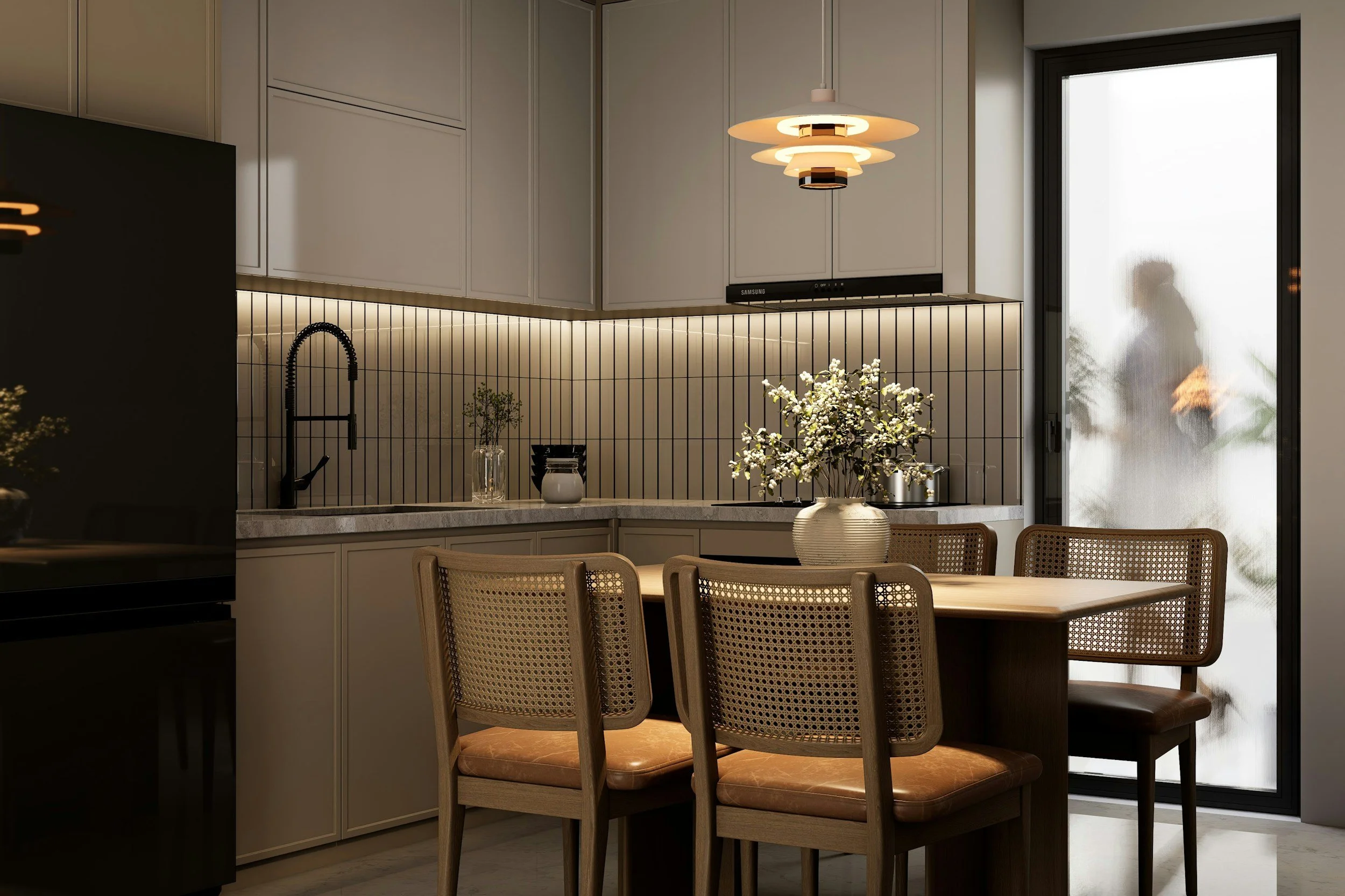 Dramatic Neoclassical, interior design personality style, classic dramatic