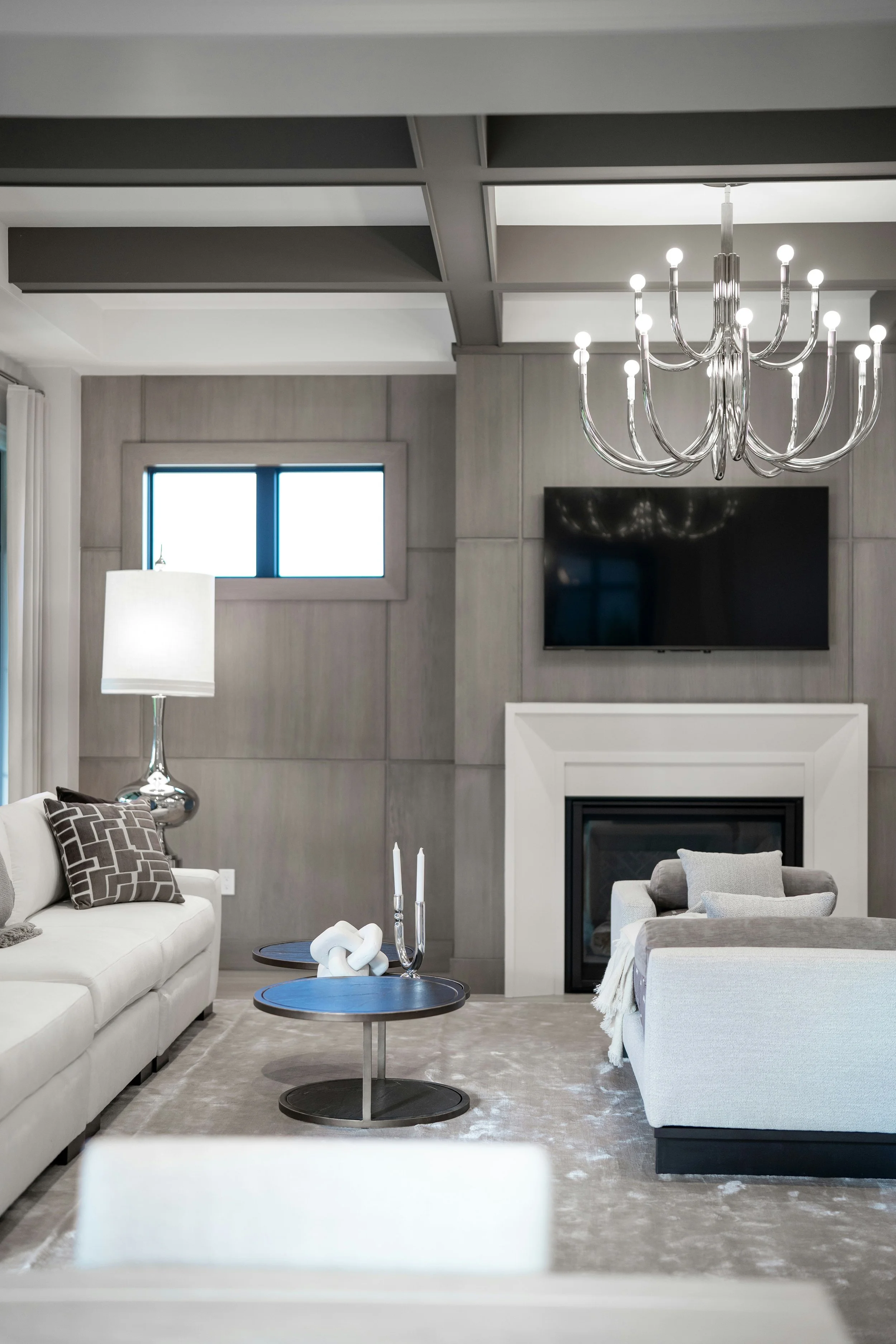 Winter Interior Design Color Scheme, Cool, Dramatic Color Guide for your home interior design