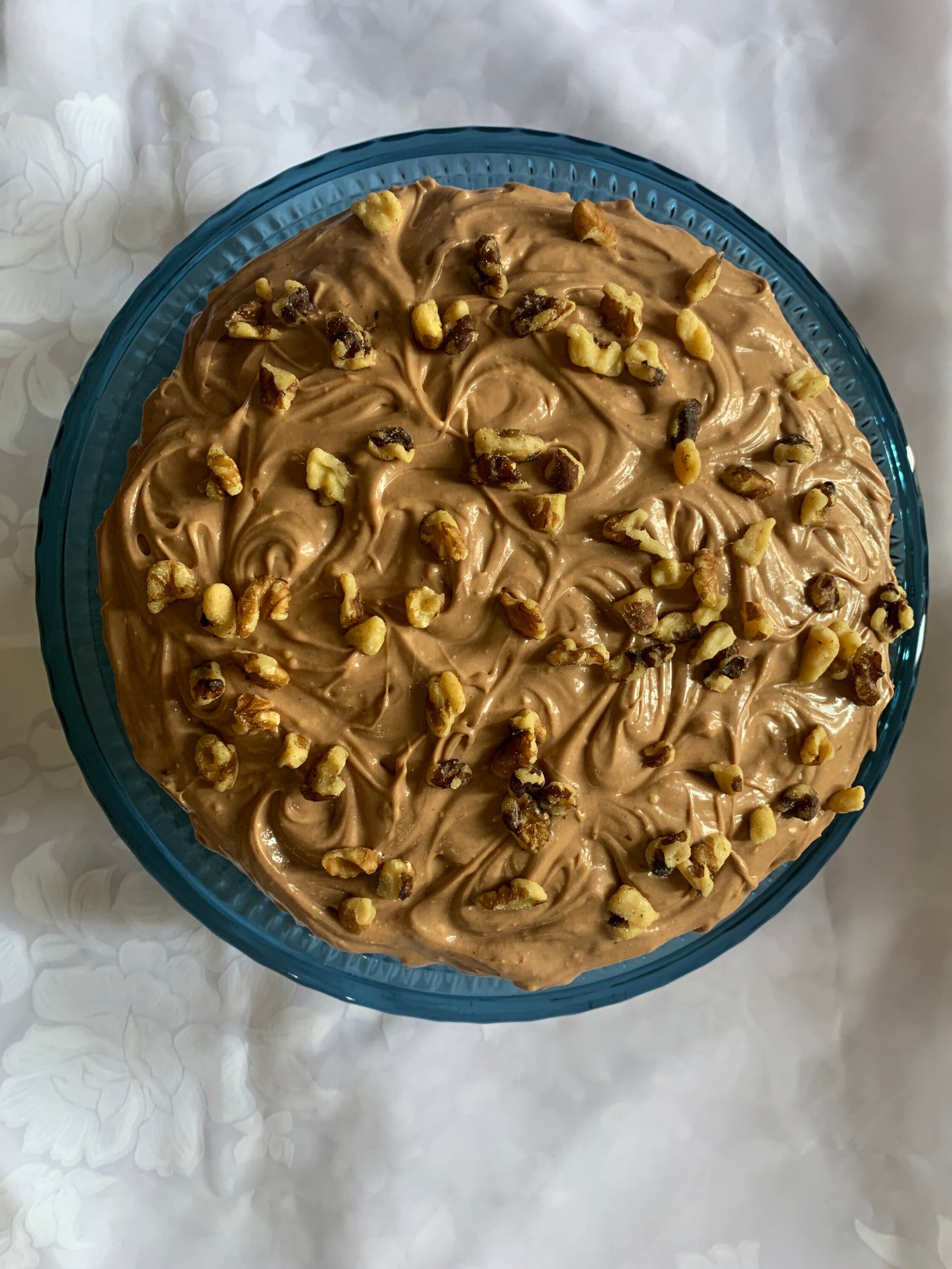 Chocolate Orange Beet Cake with Cream Cheese Walnut Icing