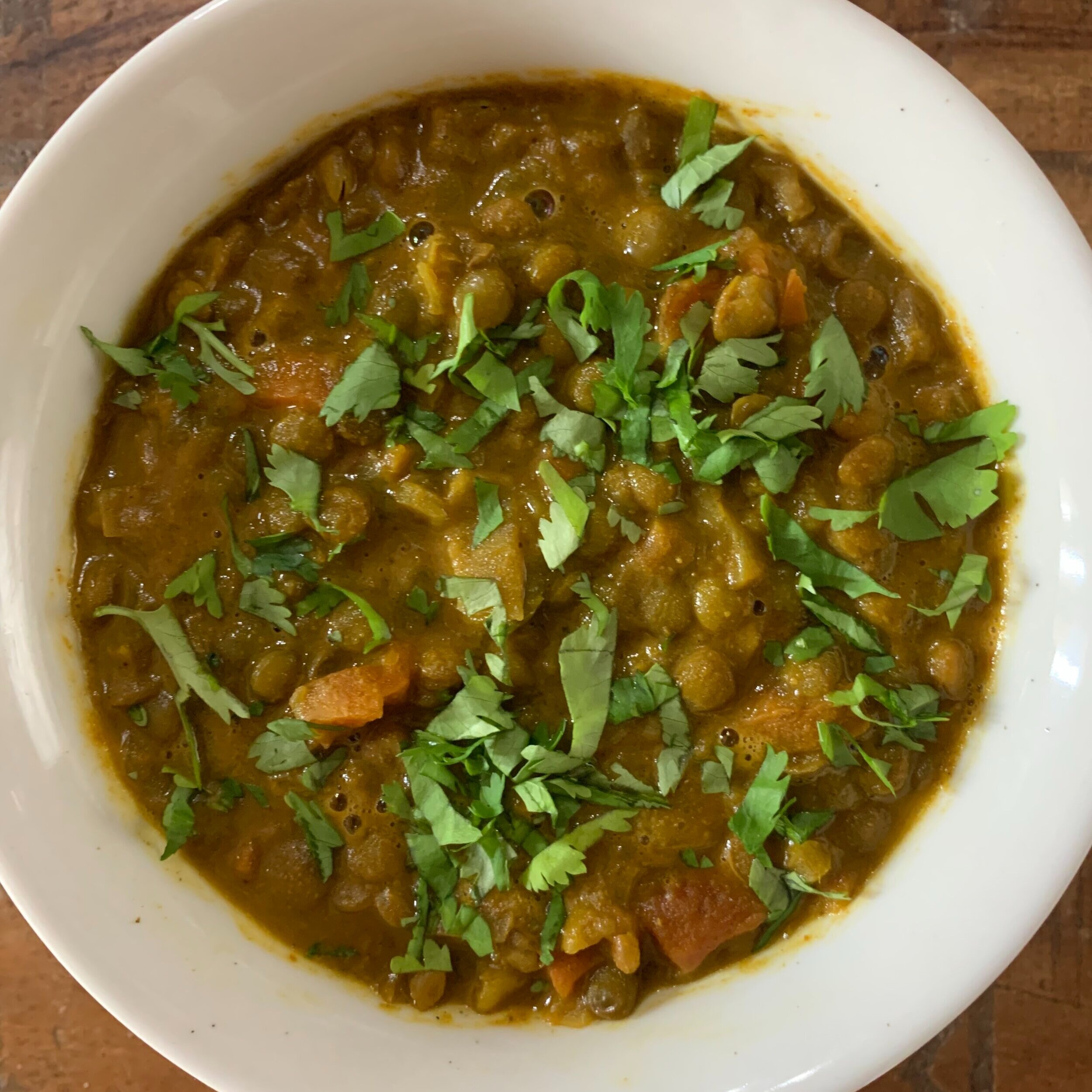 Curried Lentils