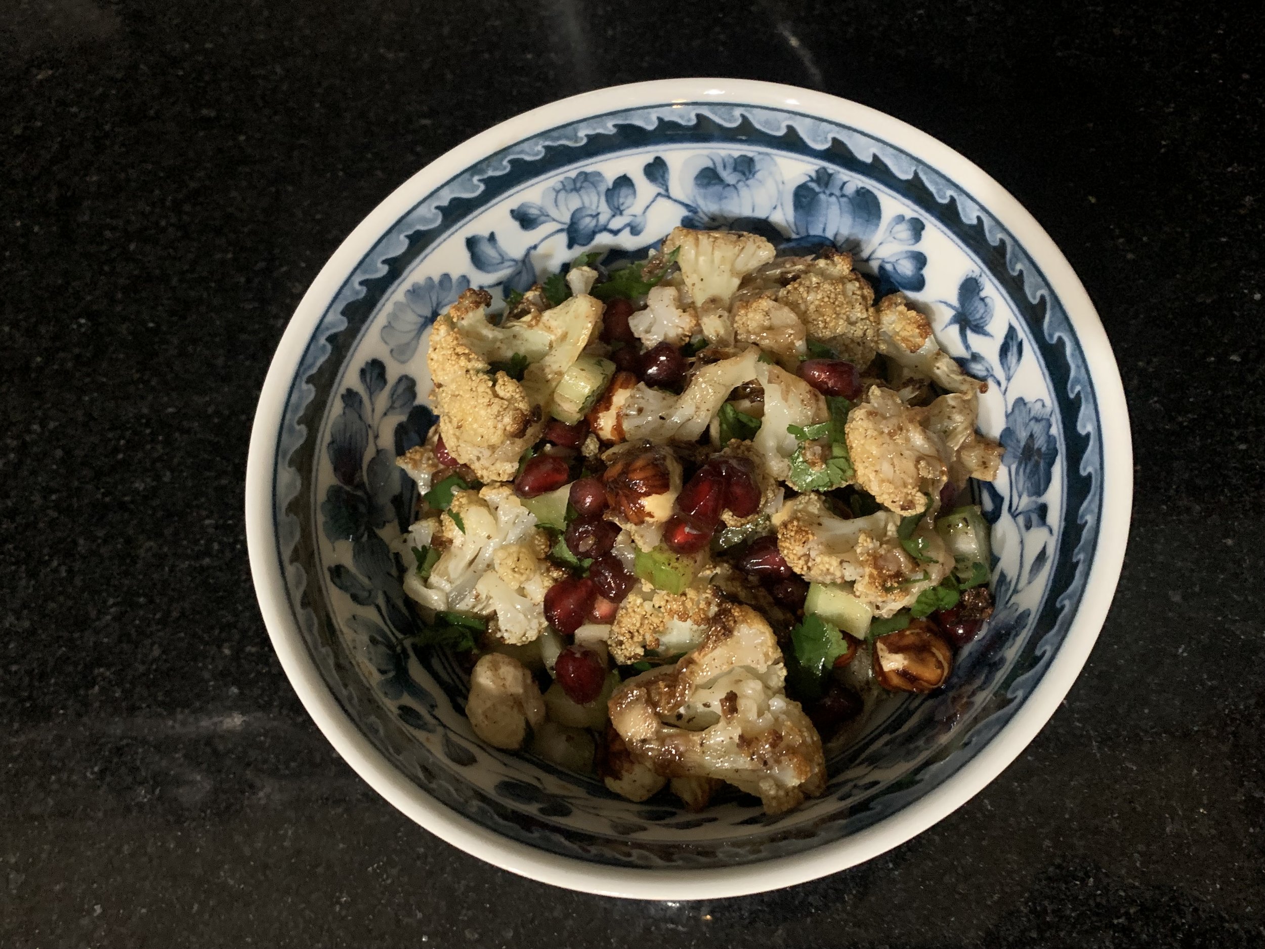 Roasted Cauliflower and Hazelnut Salad