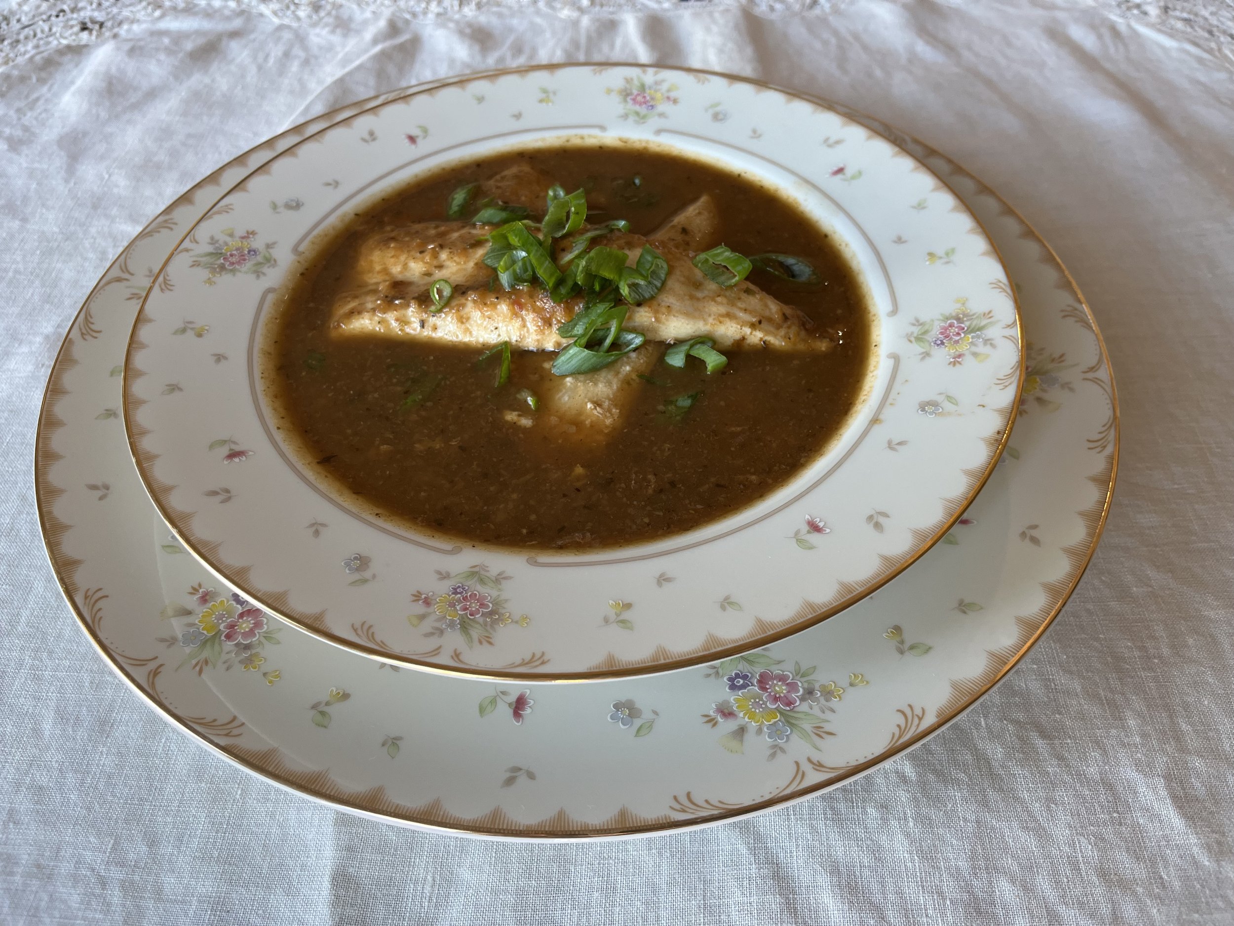 Creole-Spiced Poached Fish