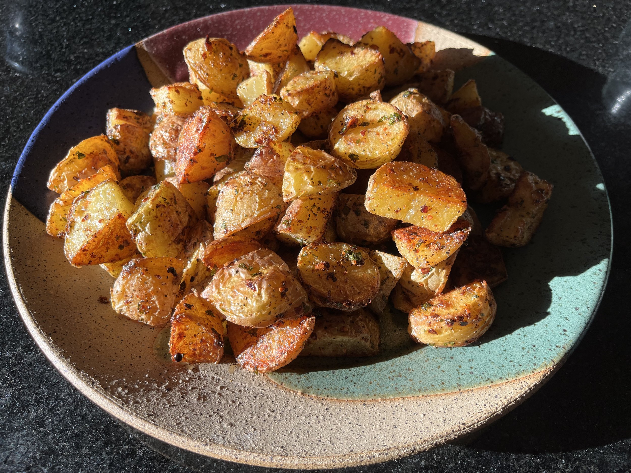 Roasted Potatoes with Harissa