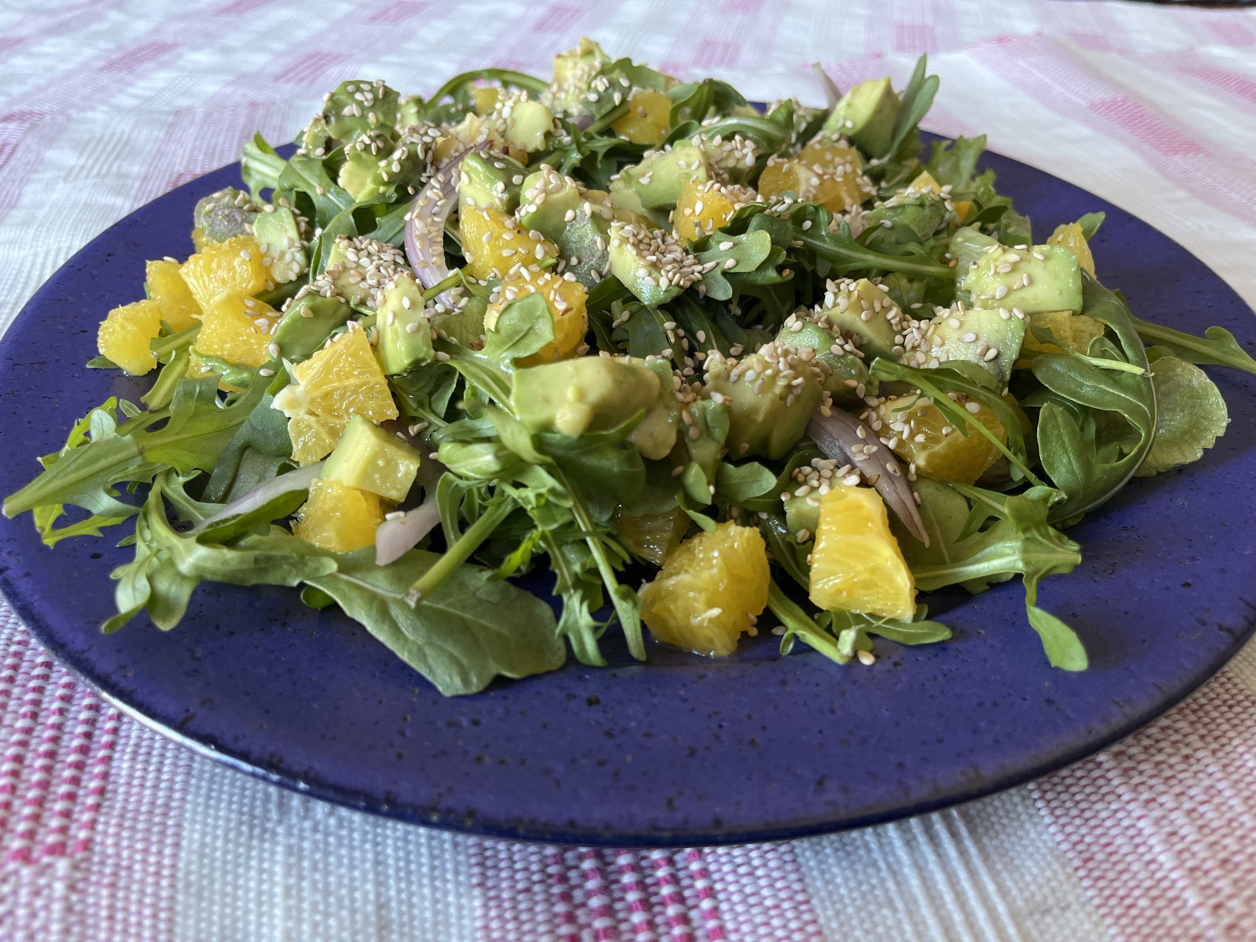 Avocado and Orange Salad with Orange Vinaigrette