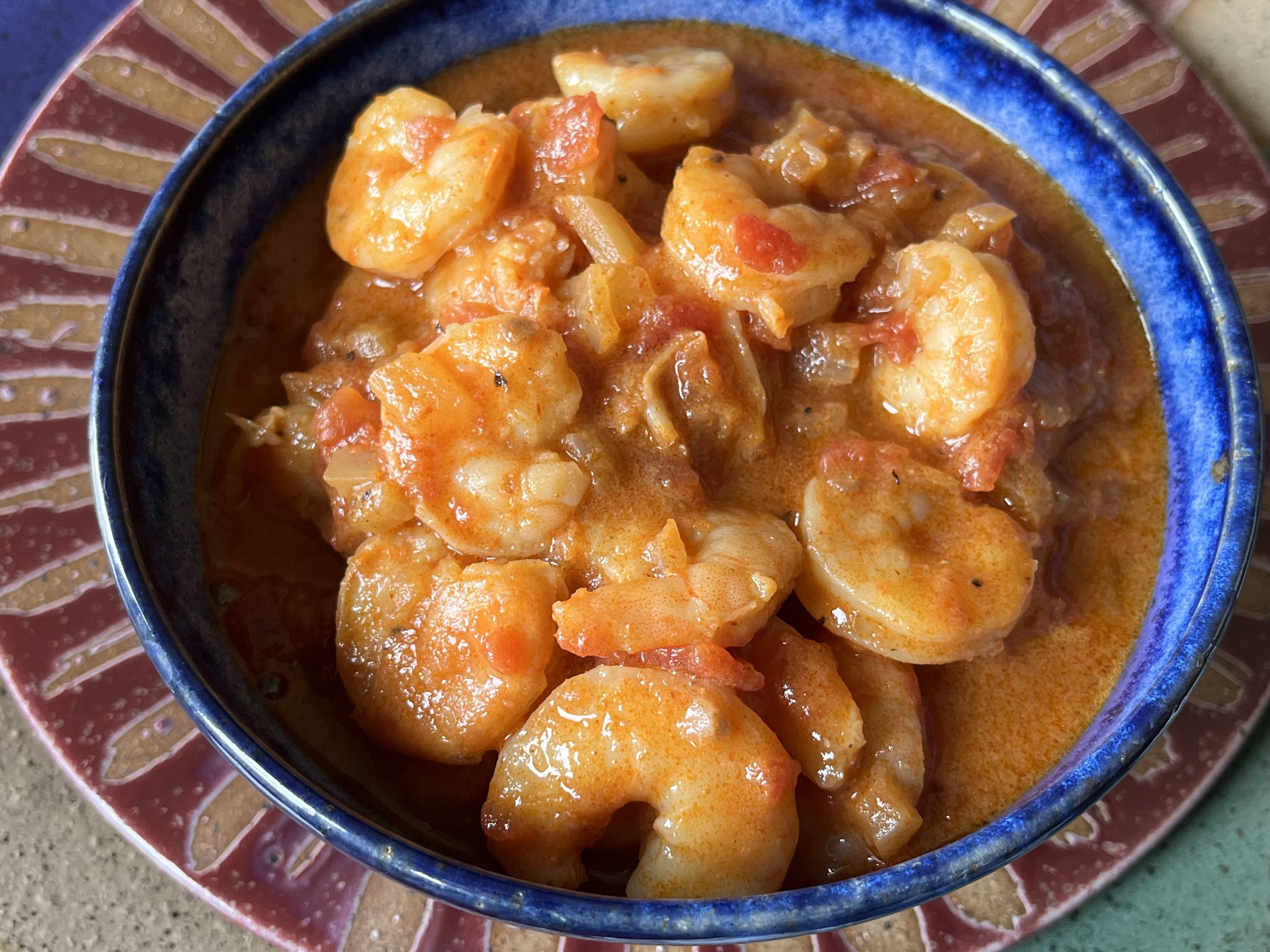 Pili Pili Shrimp with Coconut Sauce