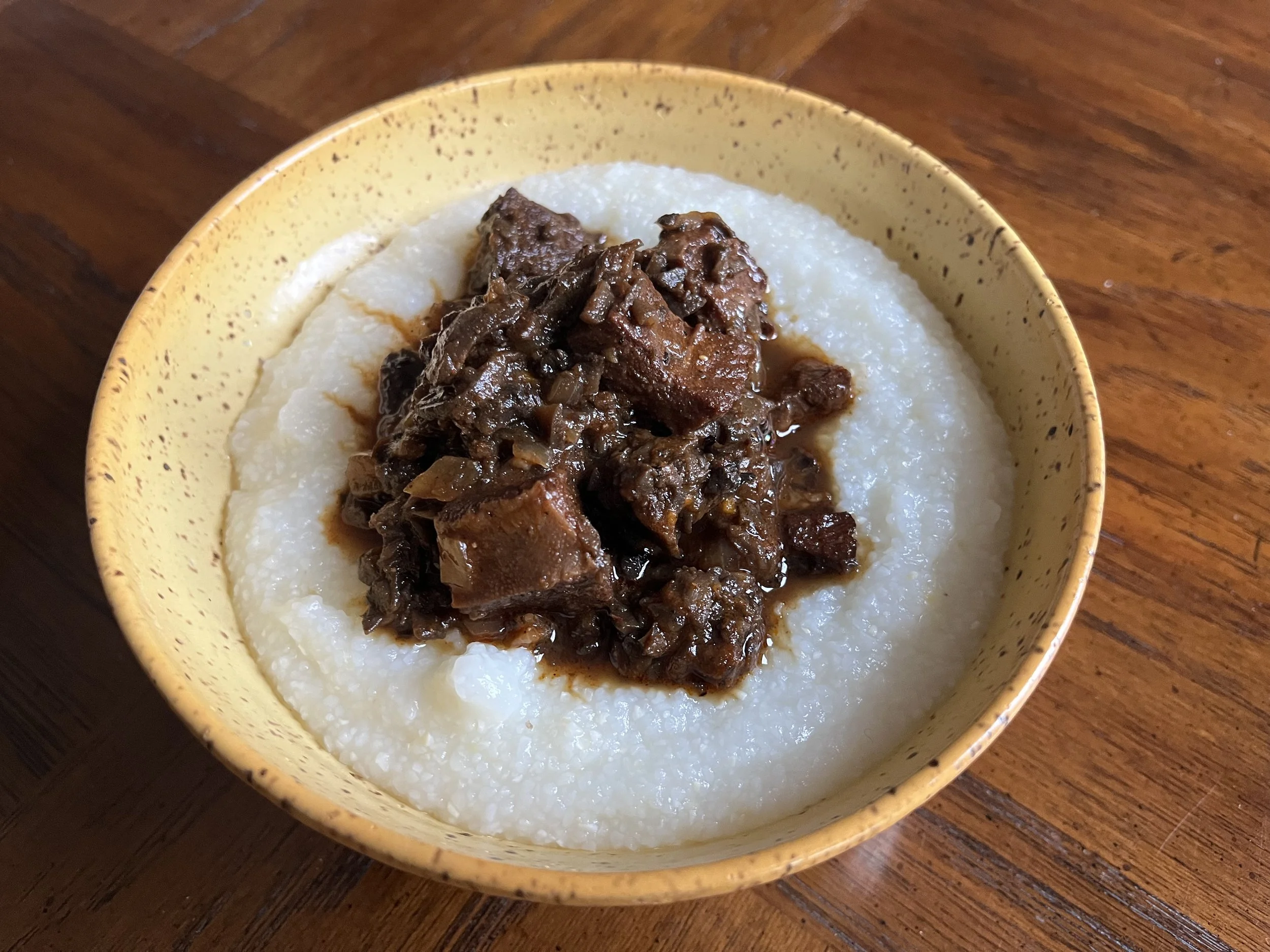 Chipotle Cow Tongue in Gravy