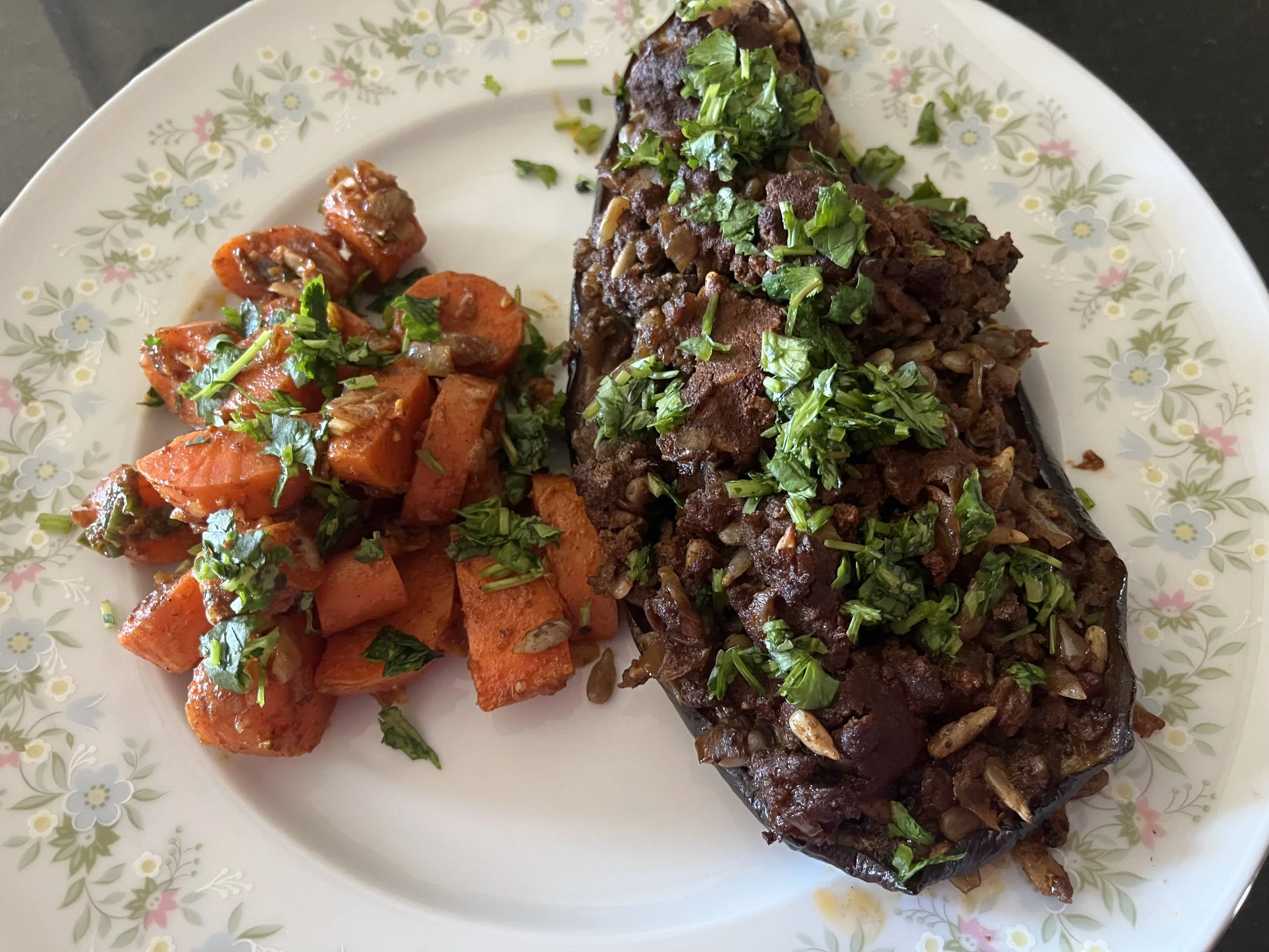 Stuffed Eggplant with Lamb