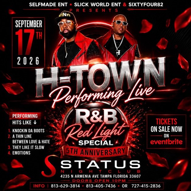 09/17/26 - H-Town - Tampa, FL