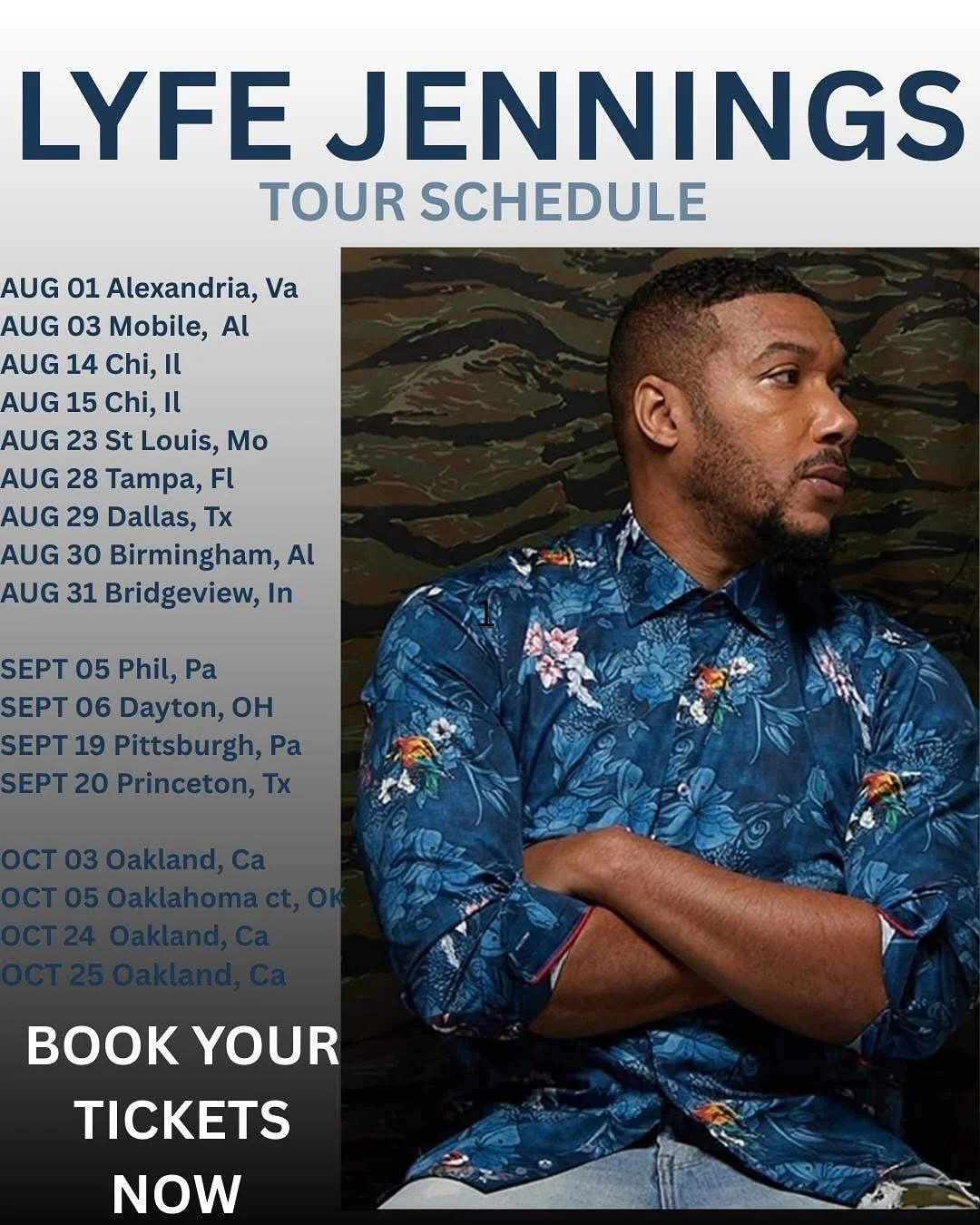 @LyfeJennings is coming to Tampa TOMORROW... Get your last minute tickets ASAP! 🚨

August 28 | Tampa | @StatusNightClubTampa 

🎟️ Tickets - WRLDENT.COM 🎟️