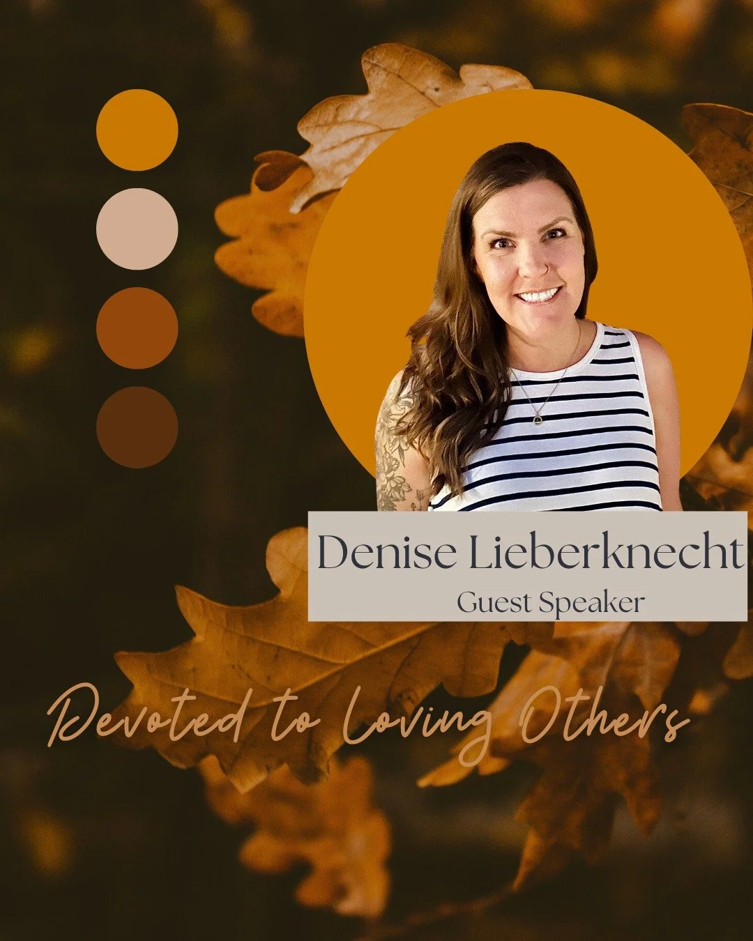 β¨ We’re delighted to welcome Denise Lieberknecht as one of our speakers for the Devoted Conference! Denise will be sharing her heart and God’s Word on what it truly means to be devoted to loving others. π§‘π
You don’t want to miss