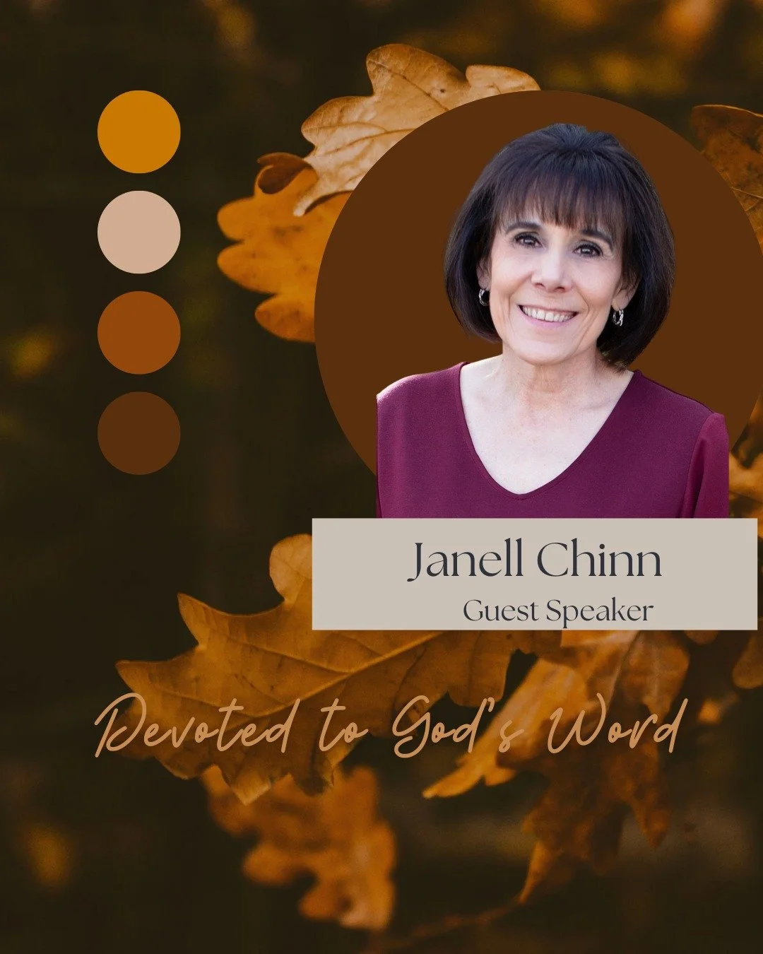 We’re excited to have Janell Chinn from Horizon Church joining us as a guest speaker at the Devoted Conference! π
Janell brings a heart full of wisdom, warmth, and a deep love for God’s Word — and we can’t wait to hear the m