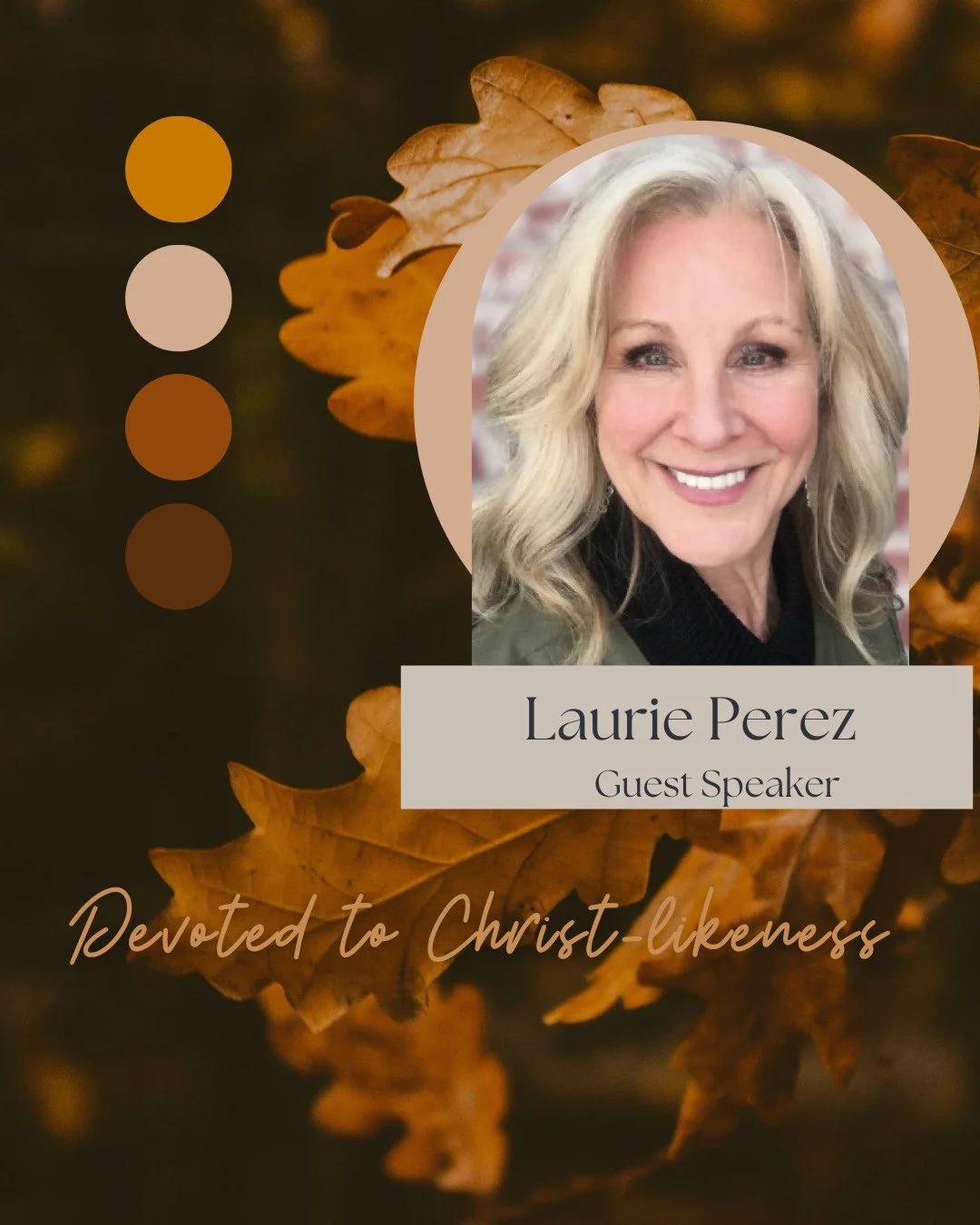 God often uses the voices of others to speak truth and encouragement into our lives. We’re so grateful to welcome Laurie Perez as our guest speaker on November 1st! Join us as we hear what God has placed on Laurie's heart for us in becoming mor