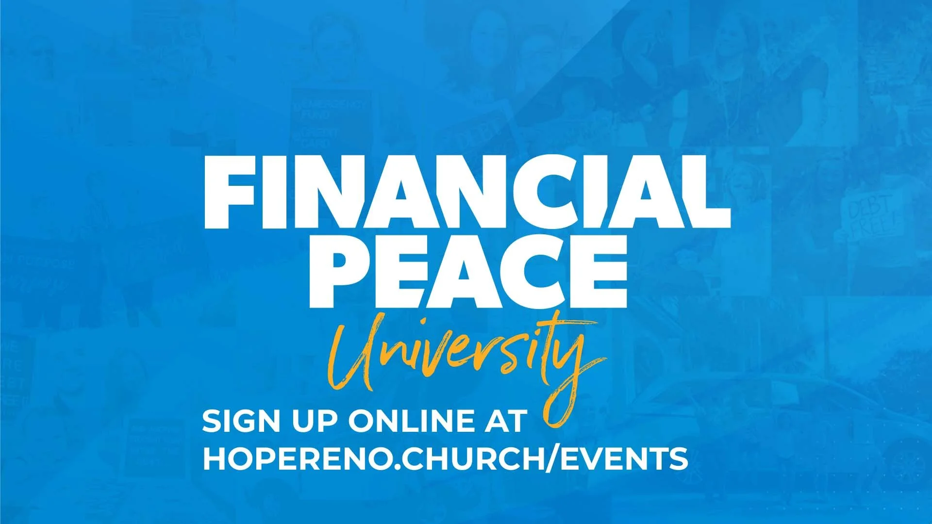 Financial Peace University (FPU) Class