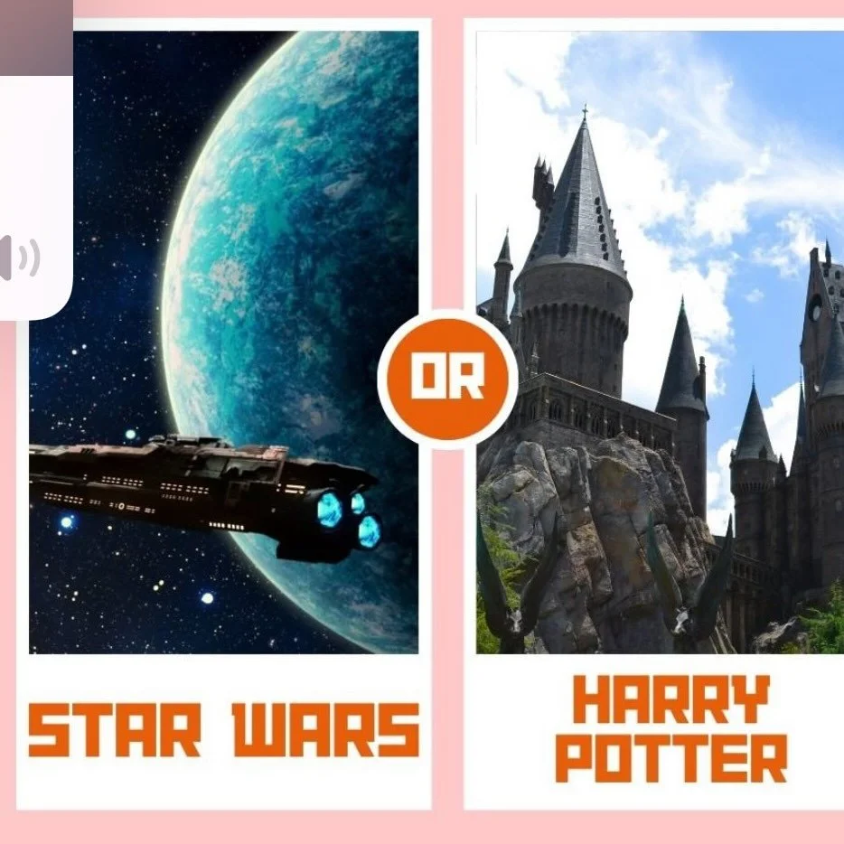 With movie marathons taking place during the break, which is a better franchise to binge, HARRY POTTER or STAR WARS?