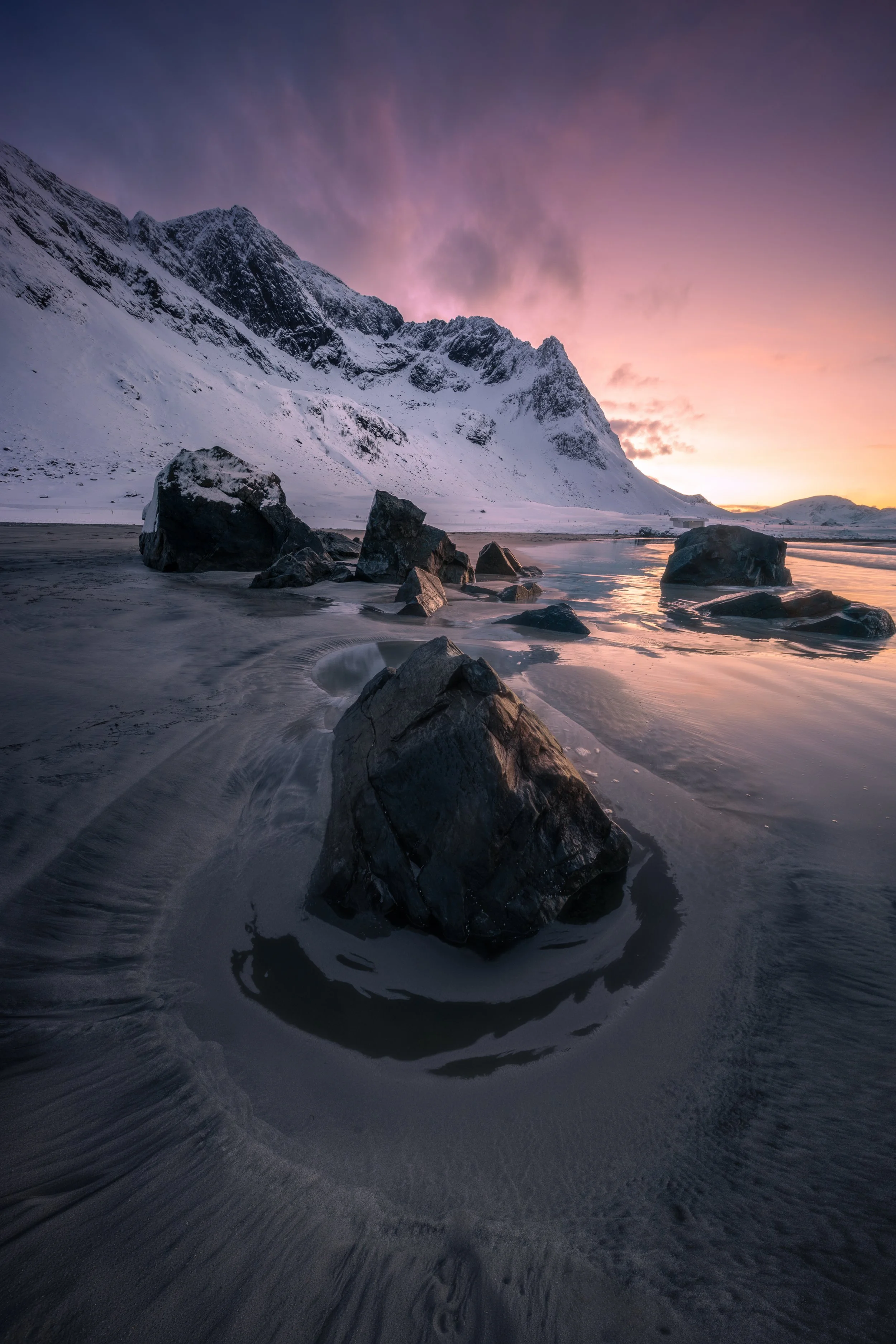 Skagsanden Beach Stacks At Sunset web.jpg