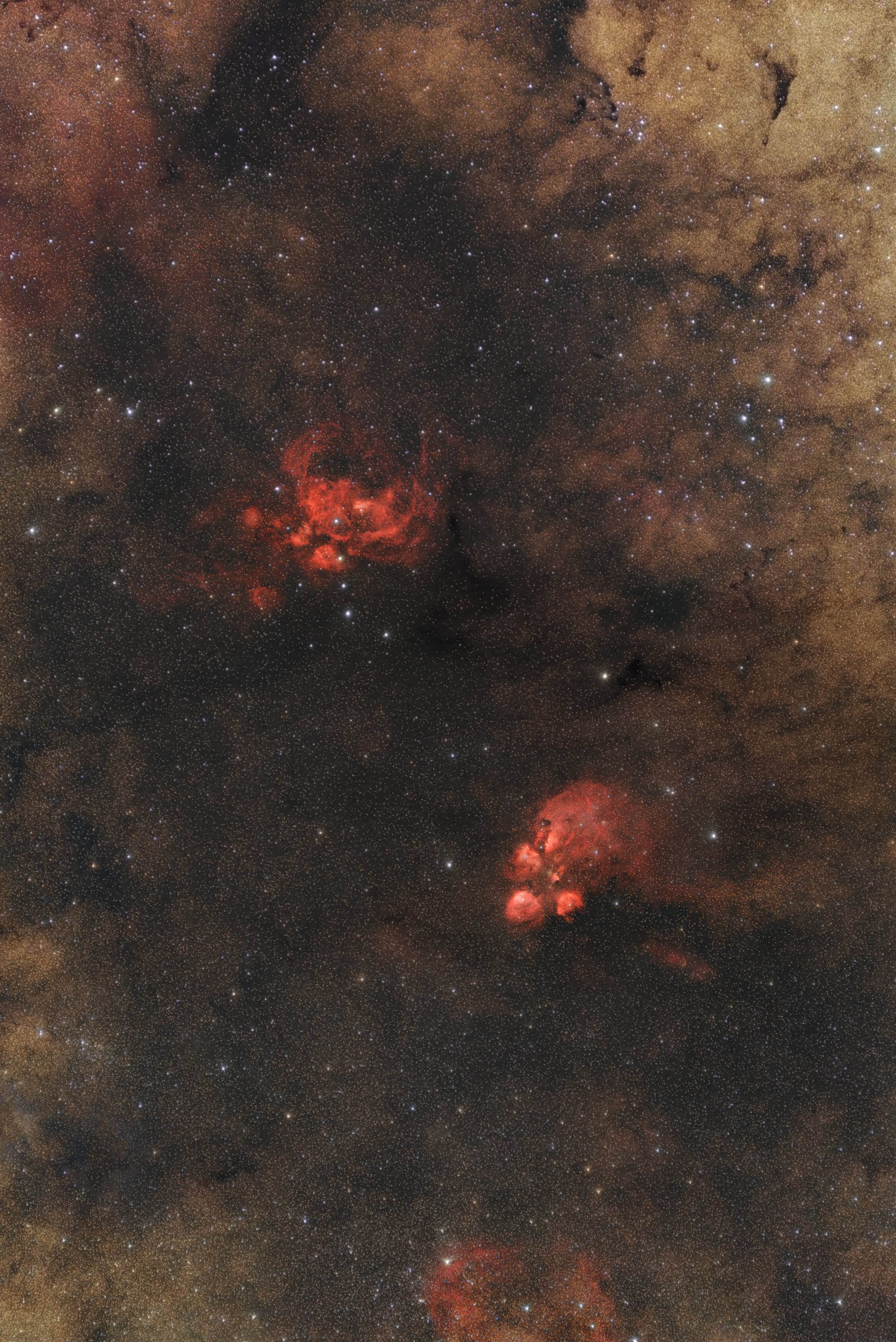 Crab Nebula & Cat Paw Nebula web.jpg