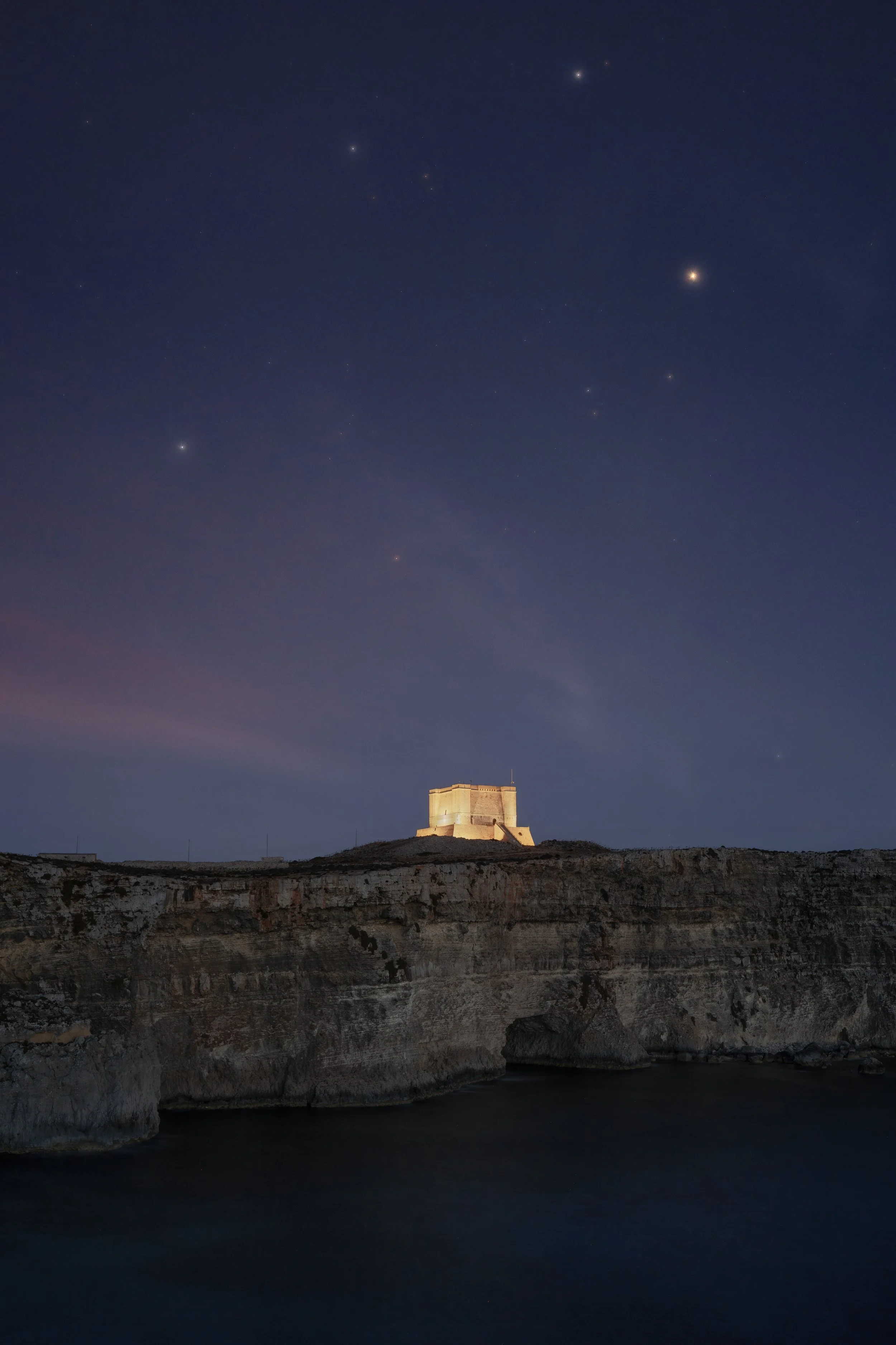 St Marija Tower Cliffs At Night web.jpg