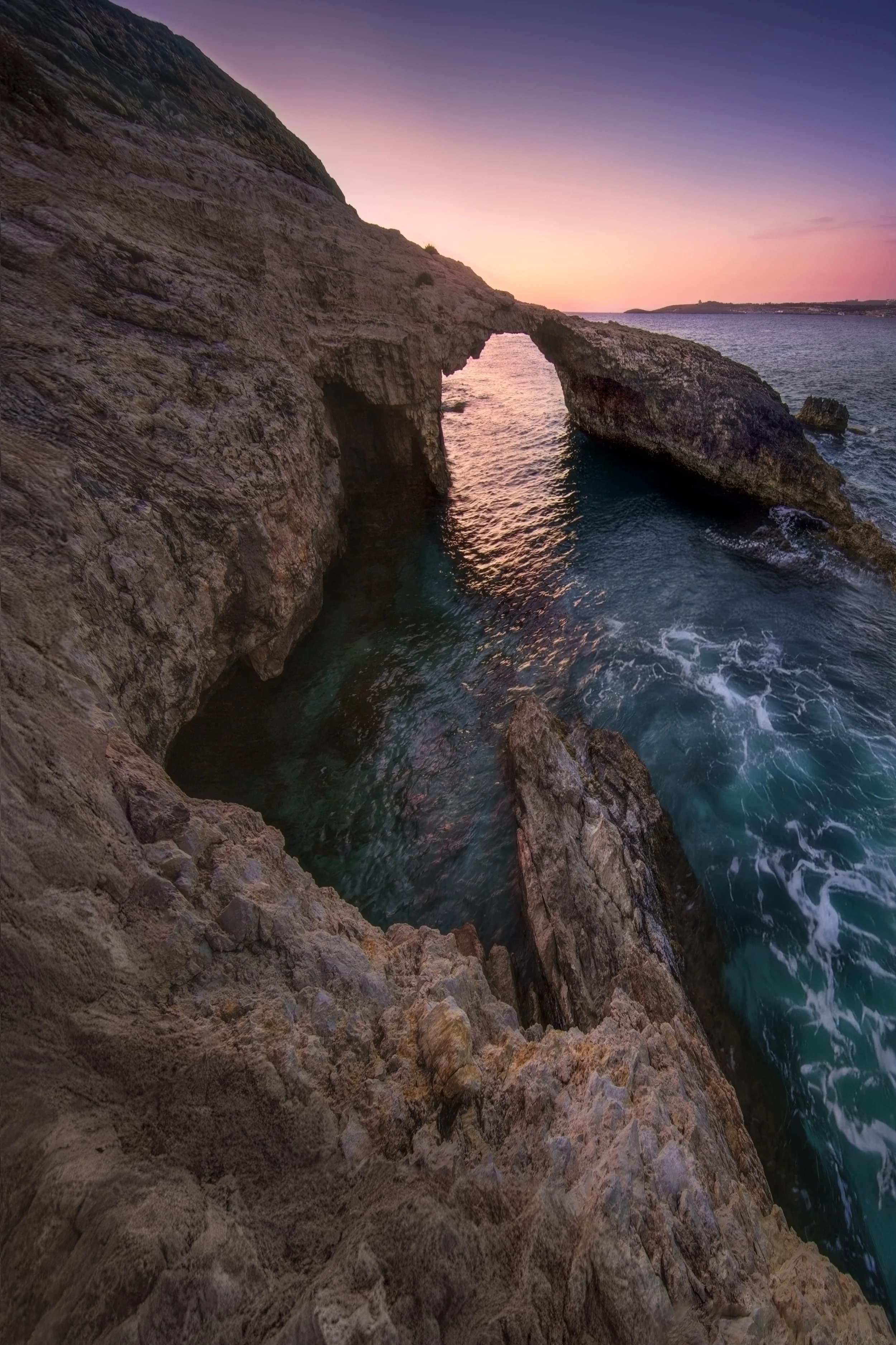 The Sea Cave At St Marija Battery web.jpg