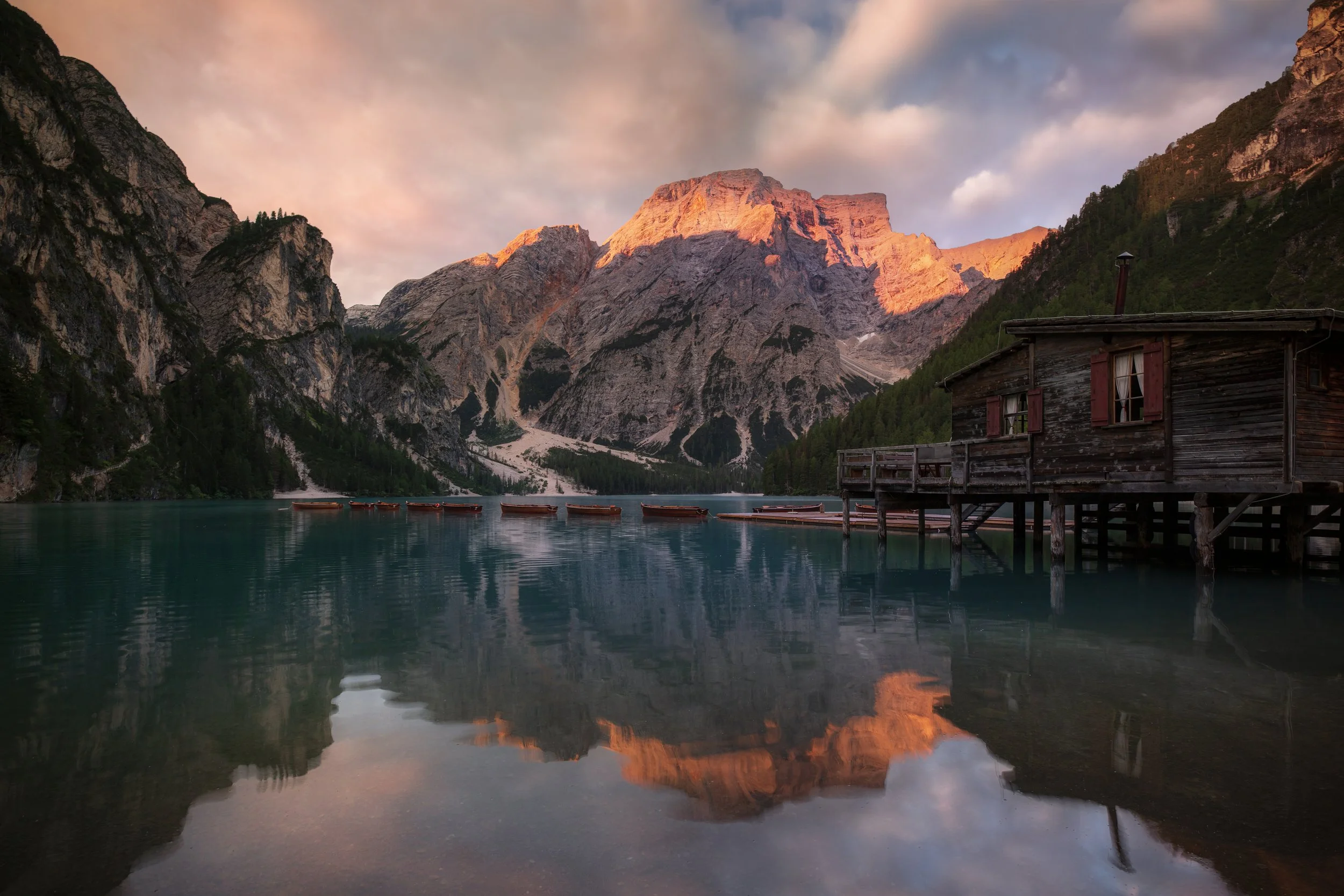 Lago Di Bries At Sunrise web.jpg