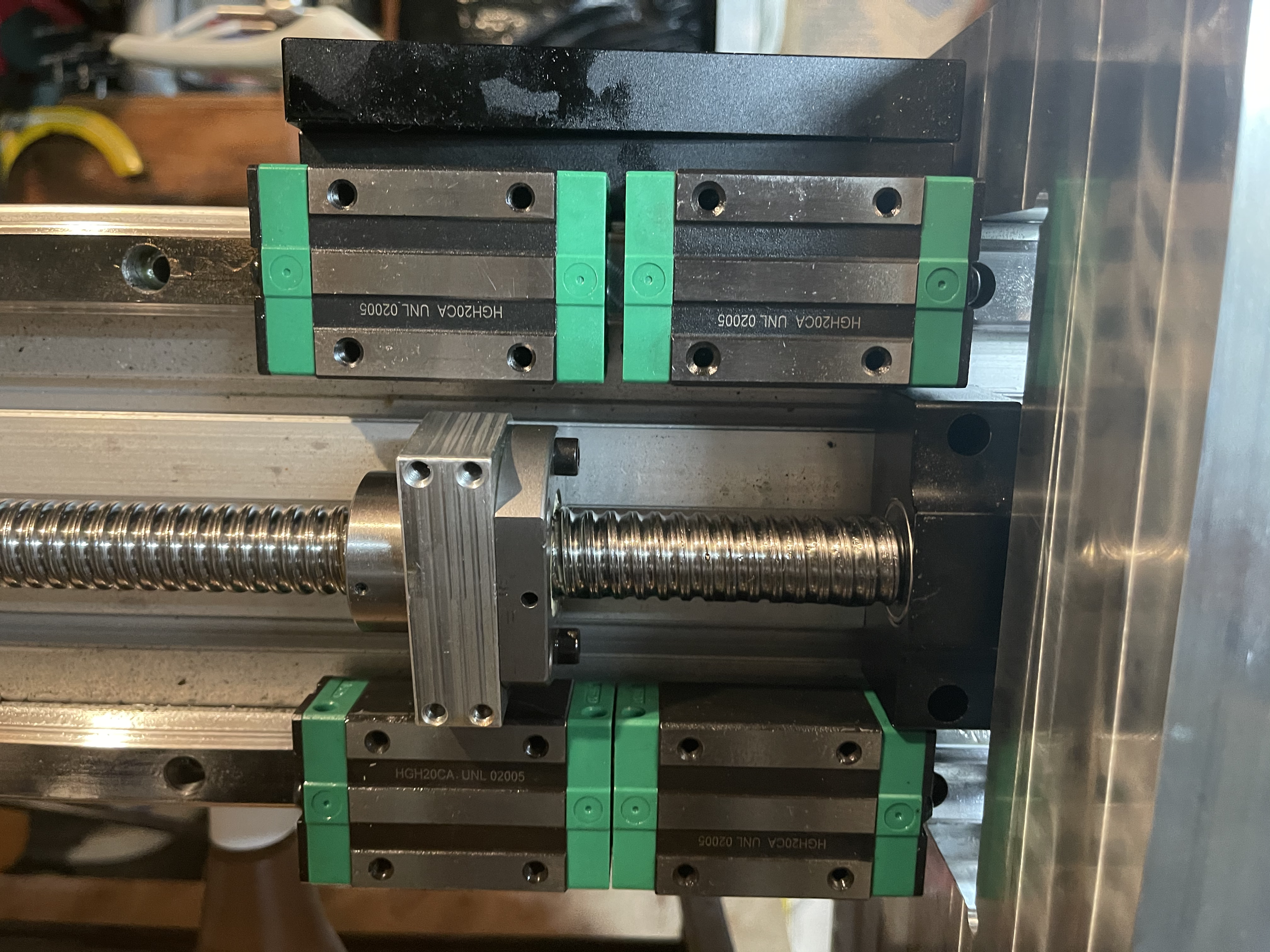 Aligning the x axis rails