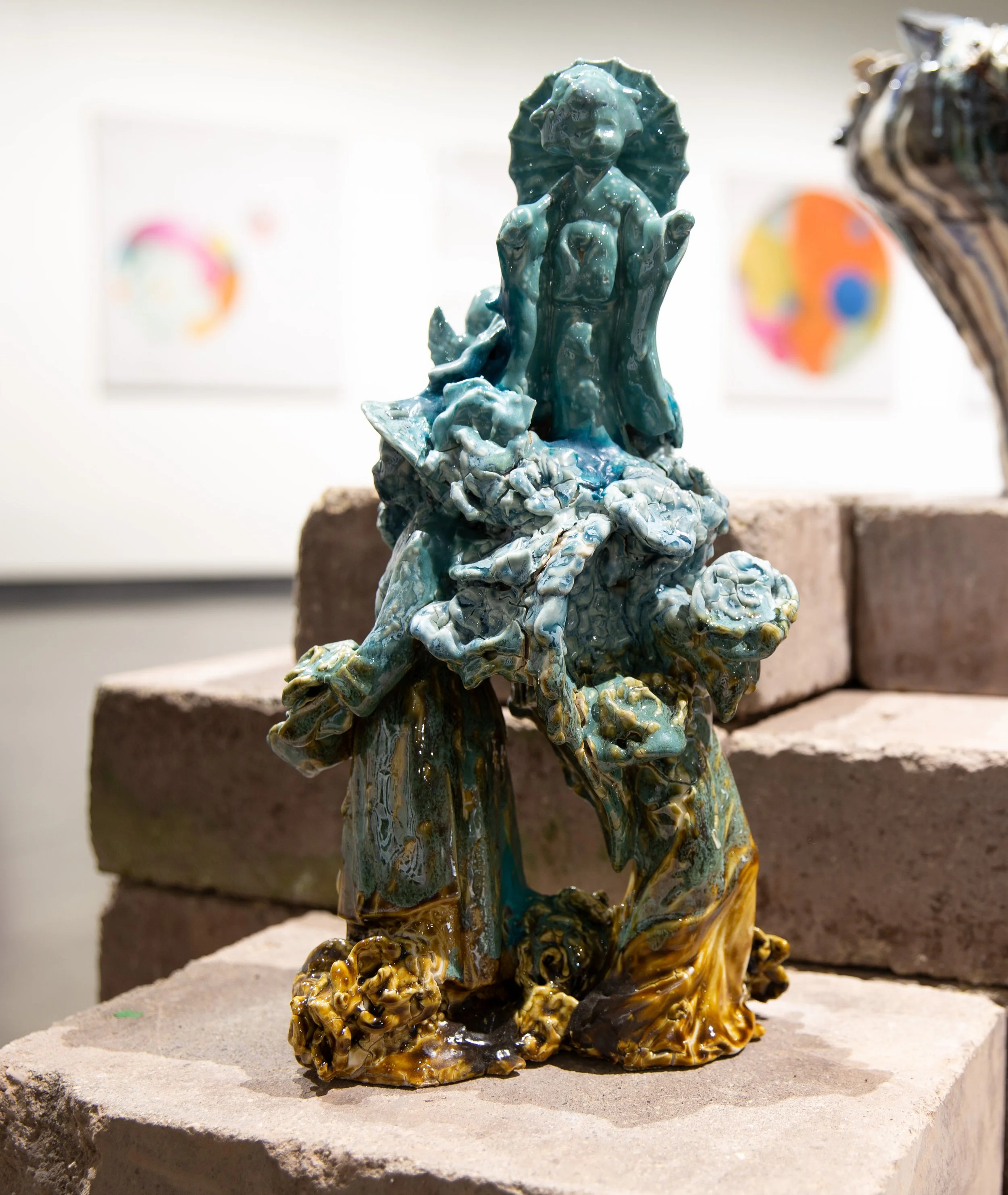 LaRissa Rogers,   Keloid VI (Sweet Feminine)  , 2023, porcelain, glaze
