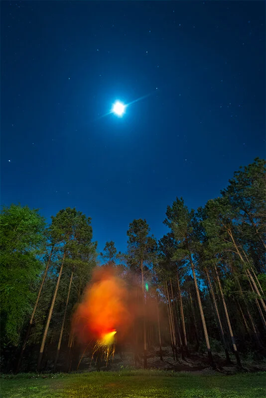 Irby Pace,  Comet , 2017, archival inkjet print, 55'' x 36'', Roanoke College Permanent Collection, Gift of Joanne Leonhardt Cassullo and the Dorothea L. Leonhardt Foundation, Inc