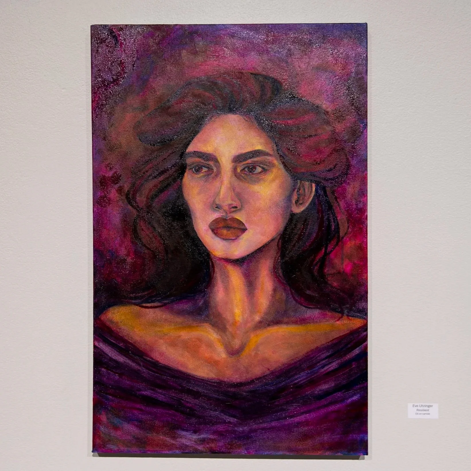 Eve Utzinger,  Resilient , oil on canvas
