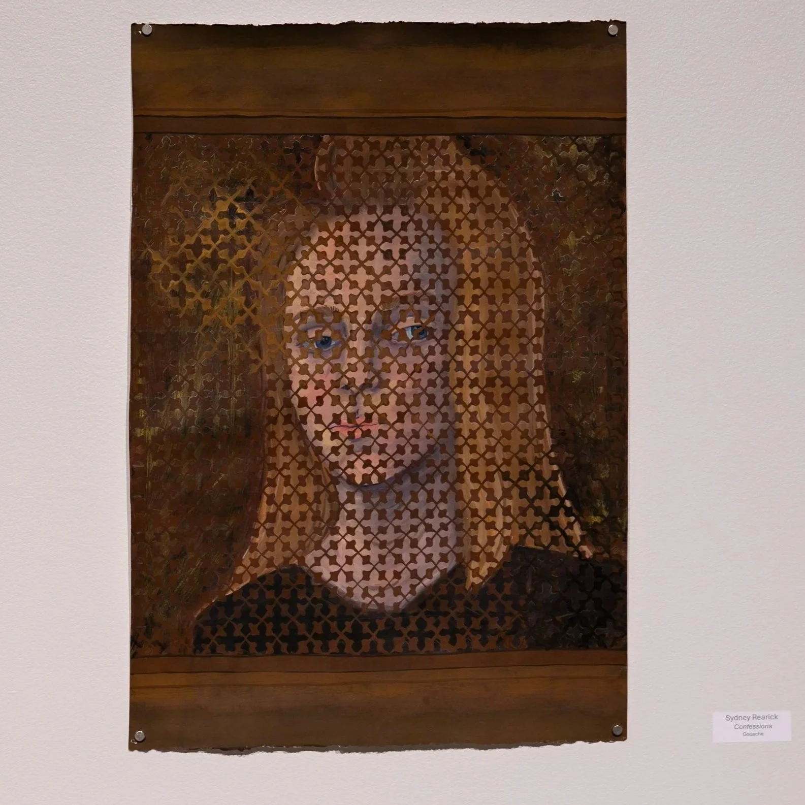 Sydney Rearick,  Confessions , gouache
