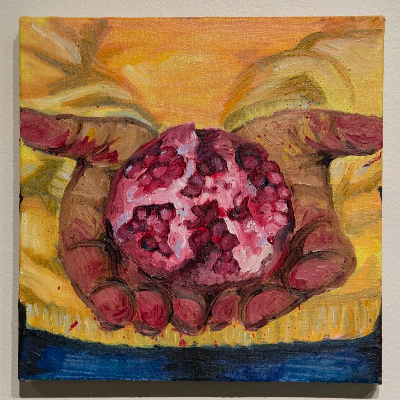 Adrianna Minor,  I Gave You My Pomegranate , oil on canvas
