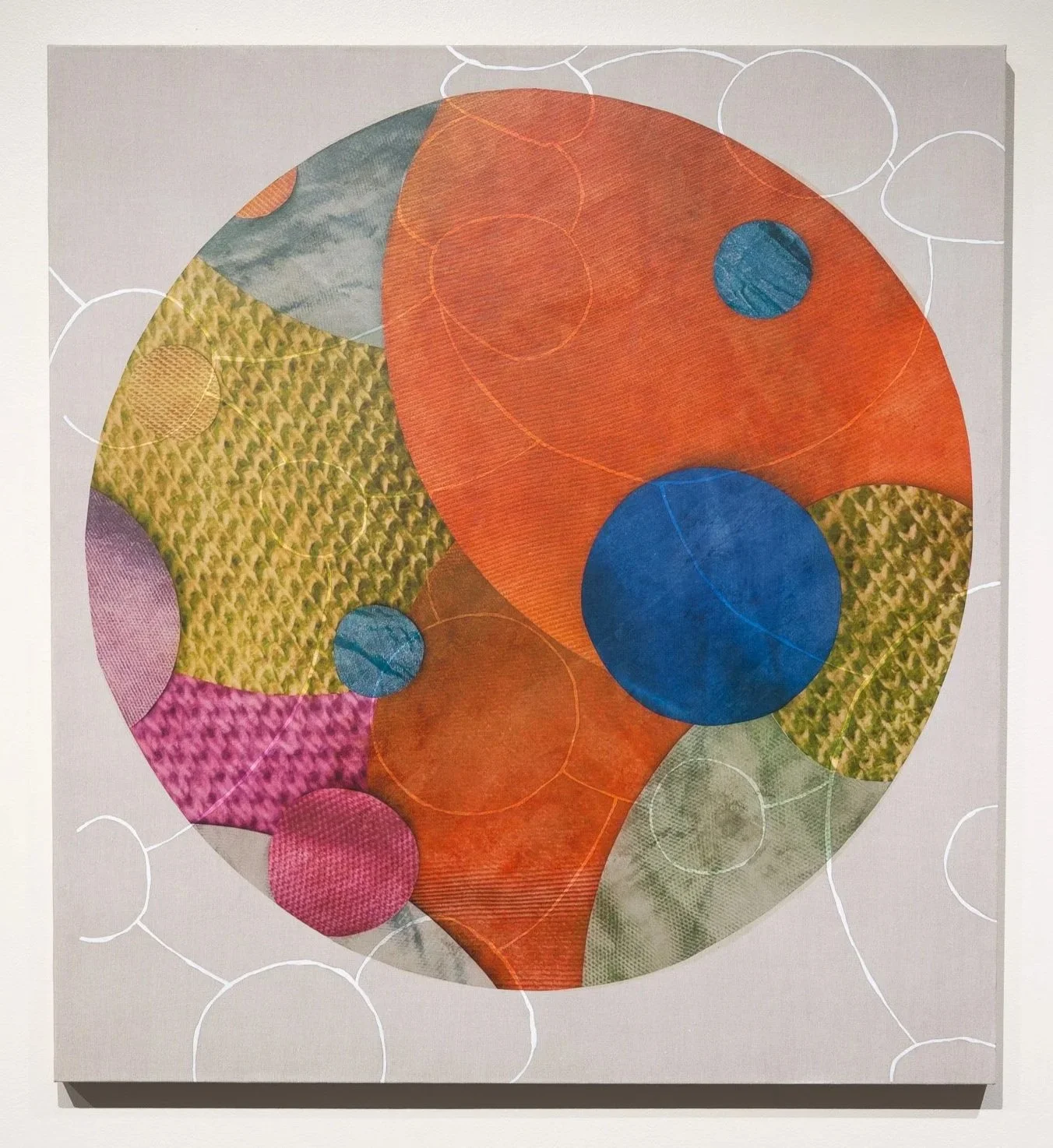 Annette Lawrence,  Planet Ahkelo #1 , 2026, acrylic on linen
